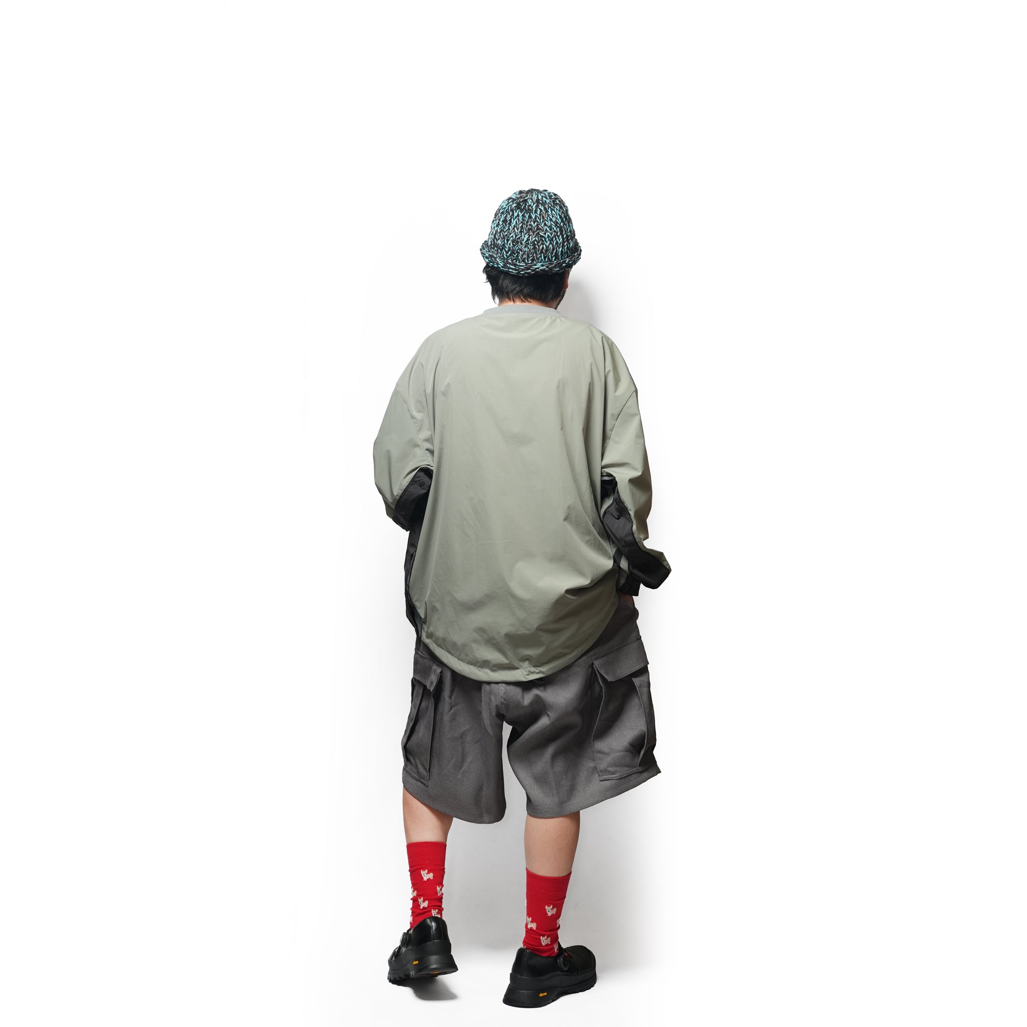 Easy Trousers Shorts / Randy shorts-sta-prest (Gray) | IMPRESTORE