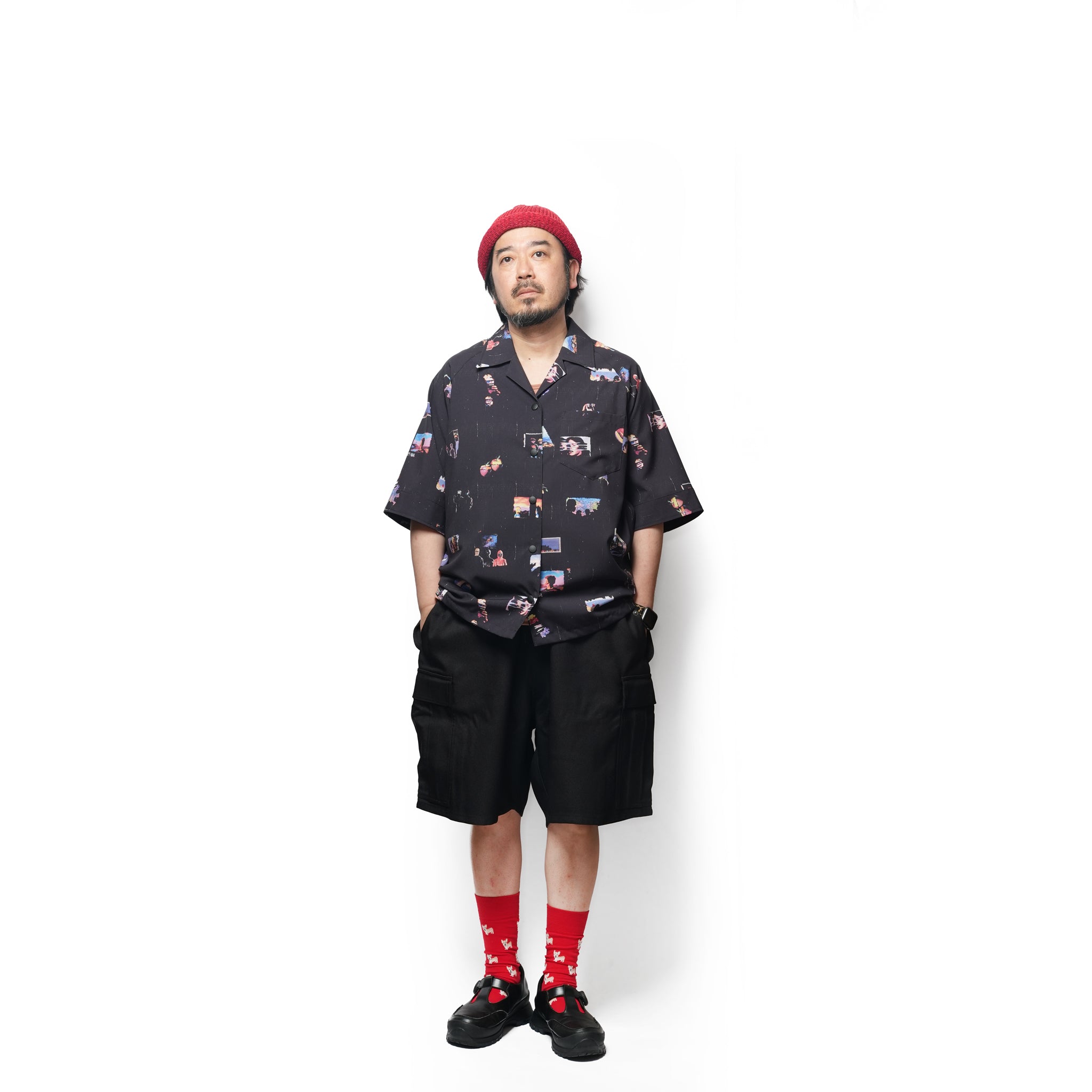 Easy Trousers Shorts / Randy shorts-sta-prest (Black) | IMPRESTORE