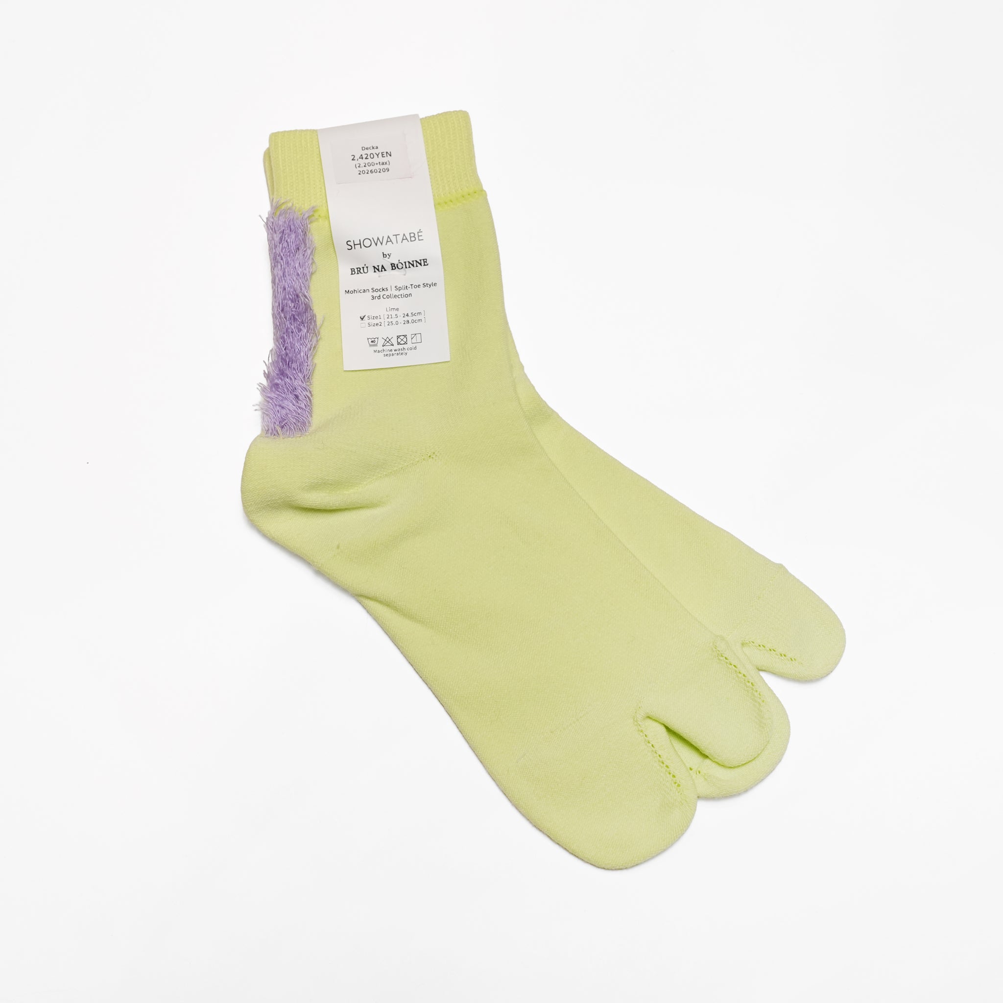 Mohican Socks | Split-Toe Style | 3rd Collection – 5 Colors | DECKA QUALITY SOCKS | DECKA BRÚ NA BÓINNE | SHOWATABÉ【ネコポス選択可能】