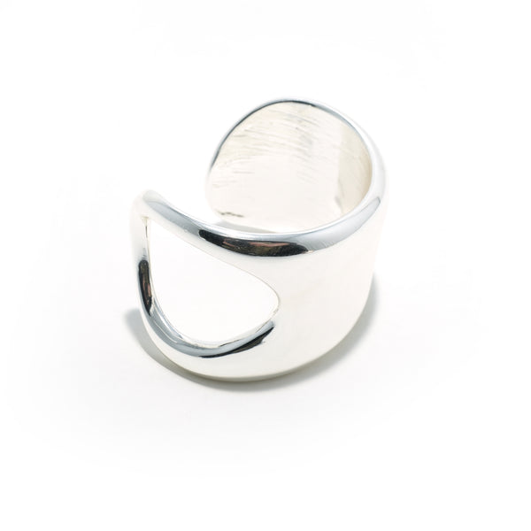 C42210008 | Sidehole Bangle – Silver【NOTHING AND OTHERS_