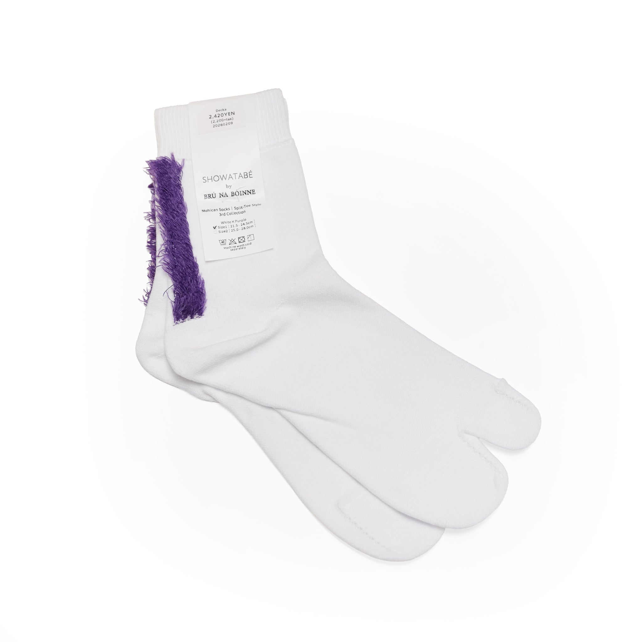 Mohican Socks | Split-Toe Style | 3rd Collection – 5 Colors | DECKA QUALITY SOCKS | DECKA BRÚ NA BÓINNE | SHOWATABÉ【ネコポス選択可能】