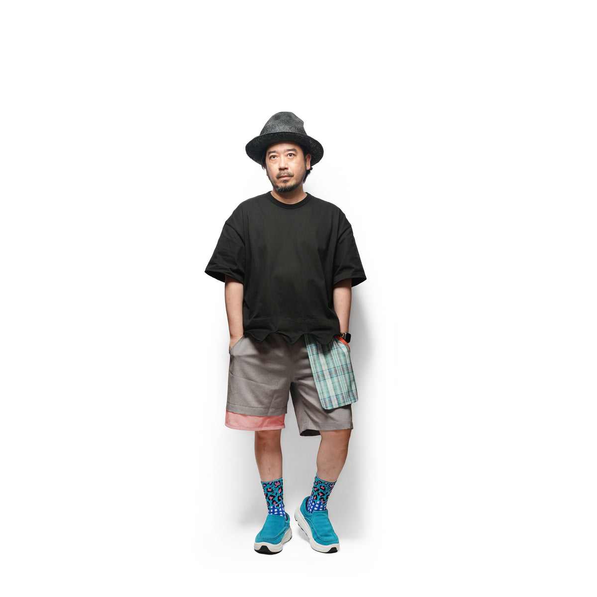 MELTING MIX SHORT PANTS– Grey | STOF