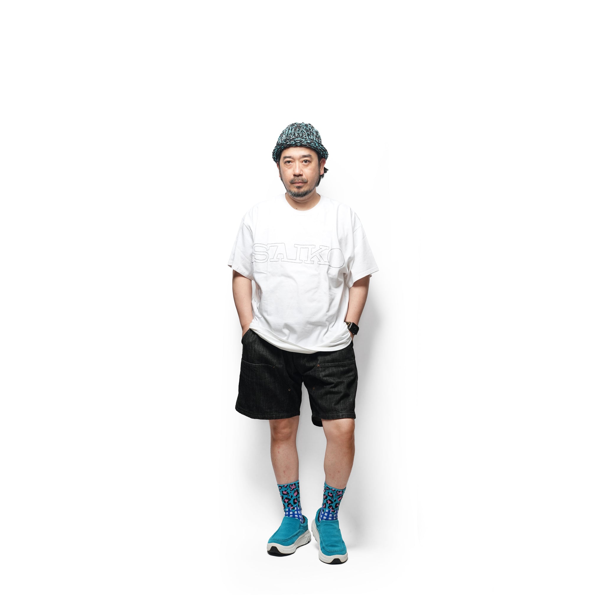 SAIKO STITCH S/S TEE – White | OK【ネコポス選択可能】