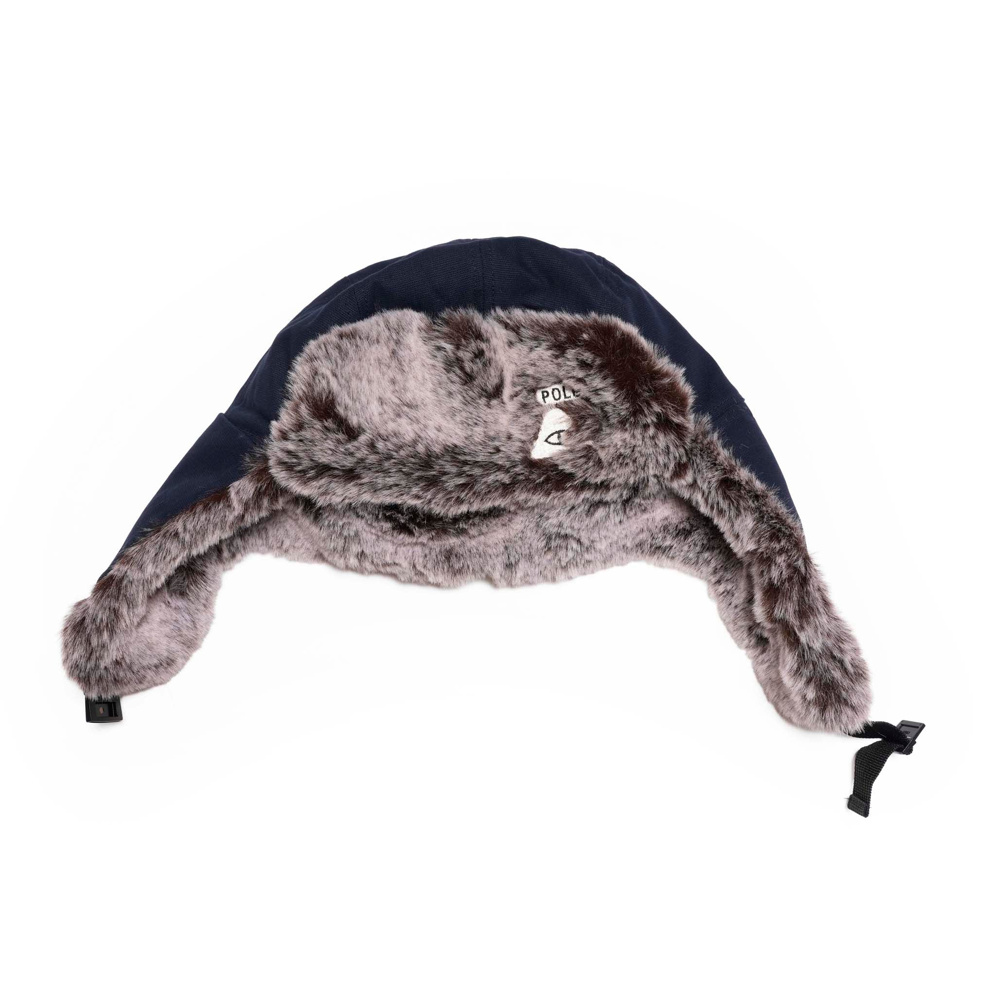 PL MILITARY FUR VISOR CAP NAVY[253MCV0083-NVY] | Color_Navy | No_4100225fw0233_navy【POLER_ポーラー】【ネコポス選択可能】