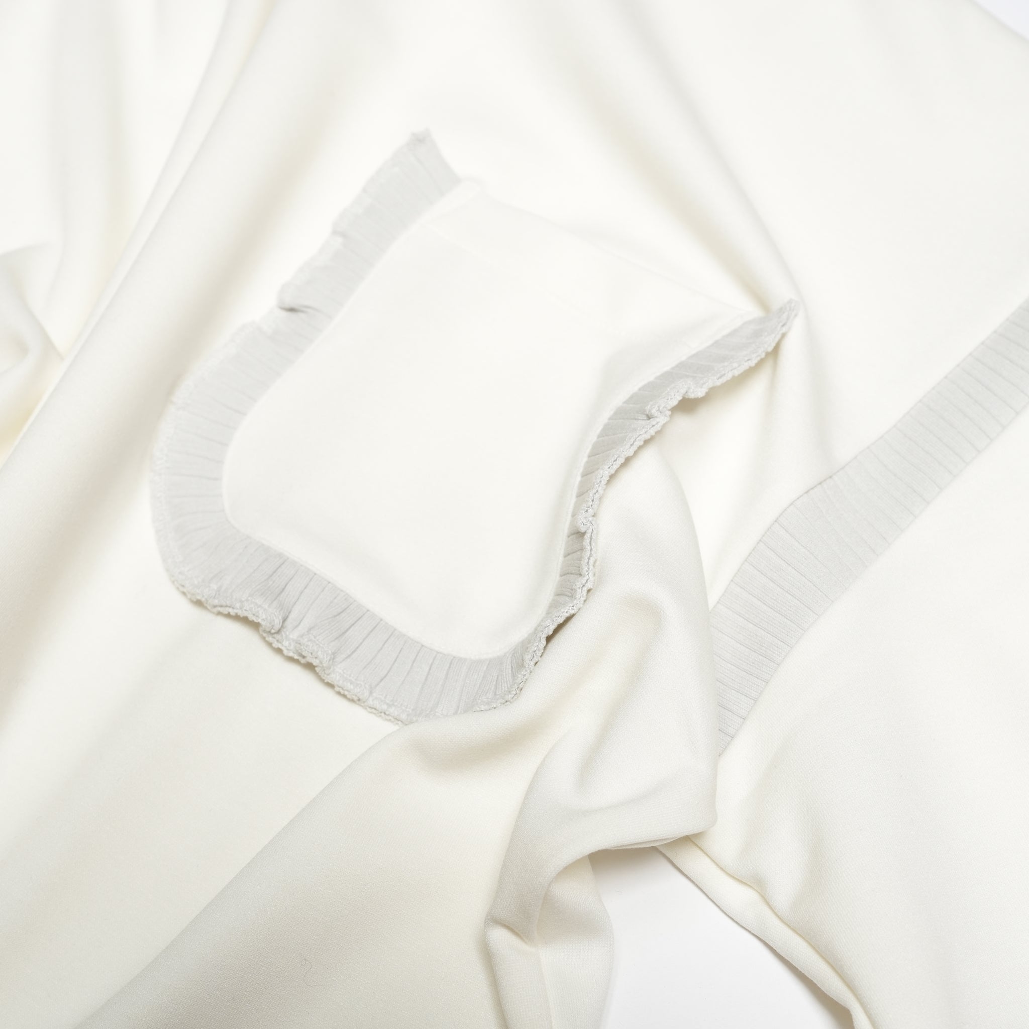 Rib T-Shirt – White | NICK GEAR