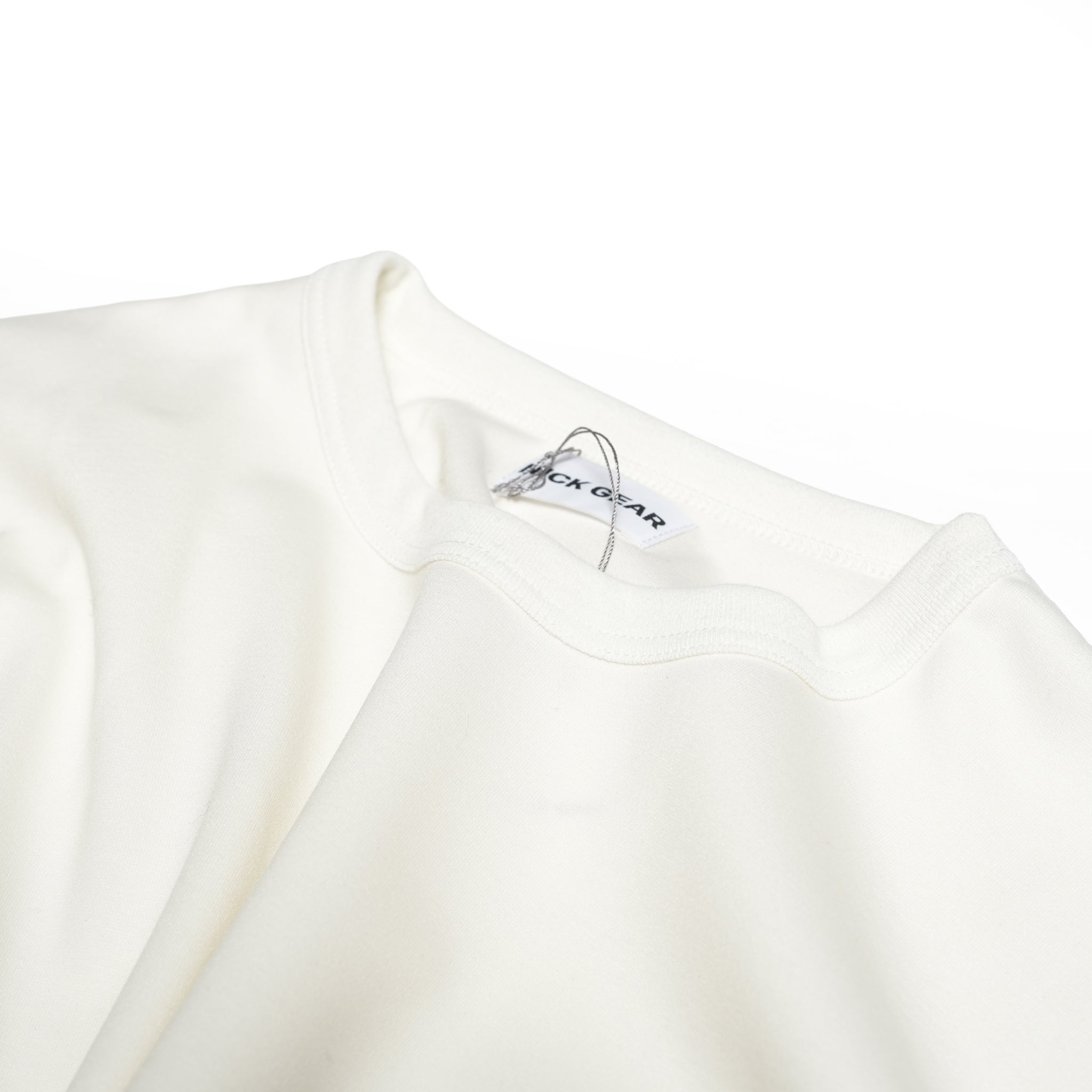 Rib T-Shirt – White | NICK GEAR