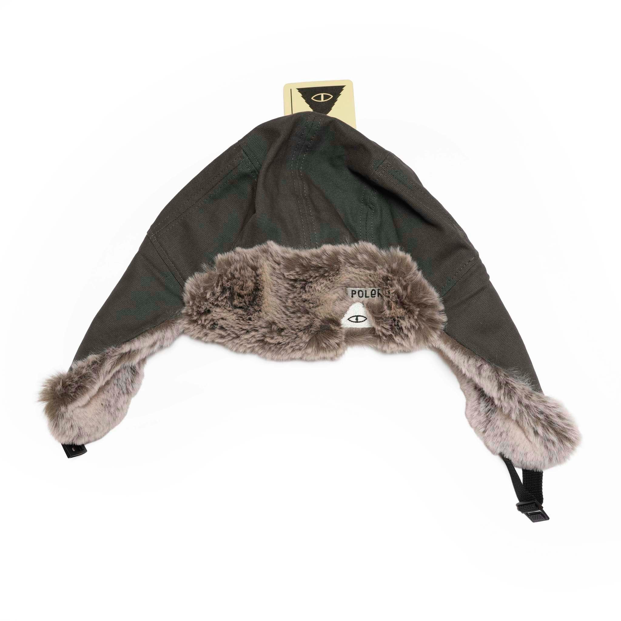 PL MILITARY FUR VISOR CAP CHACOAL GRAY[253MCV0083-CGY] | Color_Charcoal Gray | No_4100225fw0232_charcoal gray【POLER_ポーラー】【ネコポス選択可能】