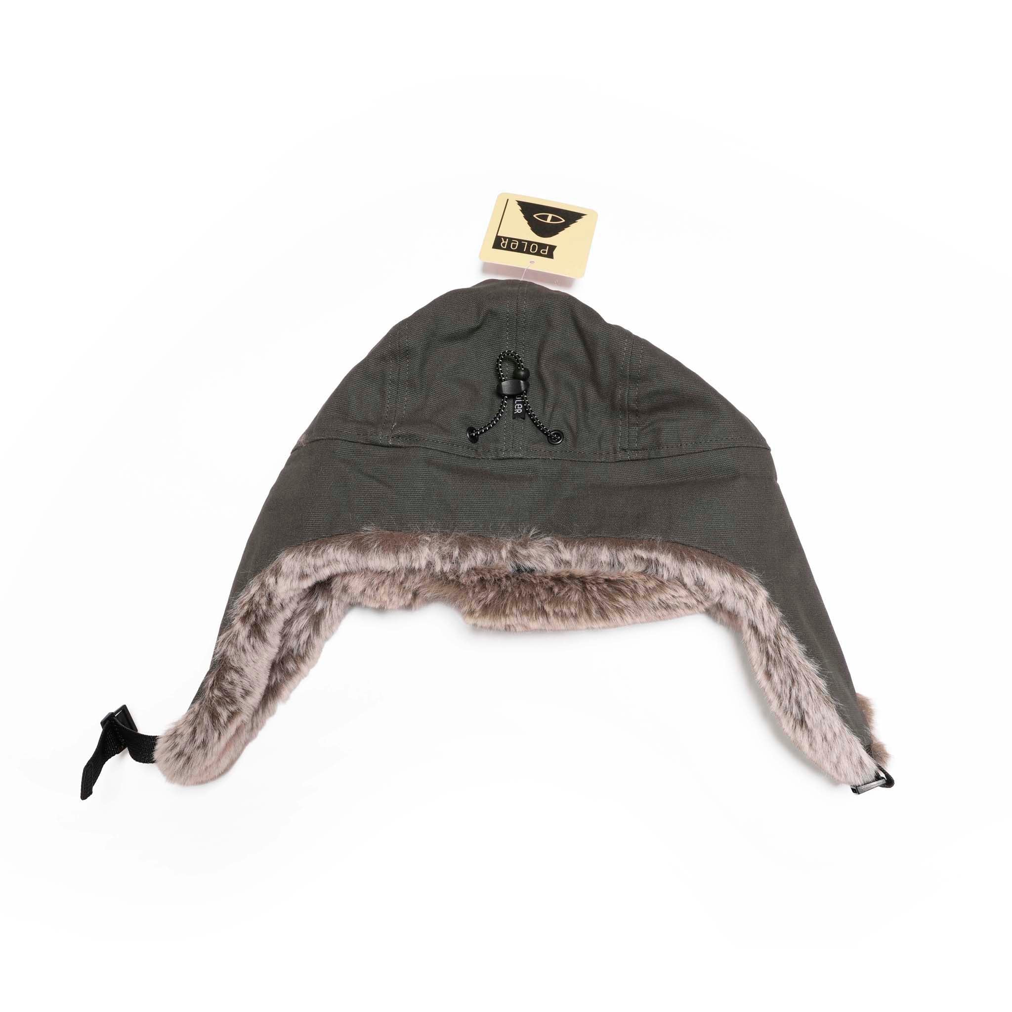 PL MILITARY FUR VISOR CAP CHACOAL GRAY[253MCV0083-CGY] | Color_Charcoal Gray | No_4100225fw0232_charcoal gray【POLER_ポーラー】【ネコポス選択可能】