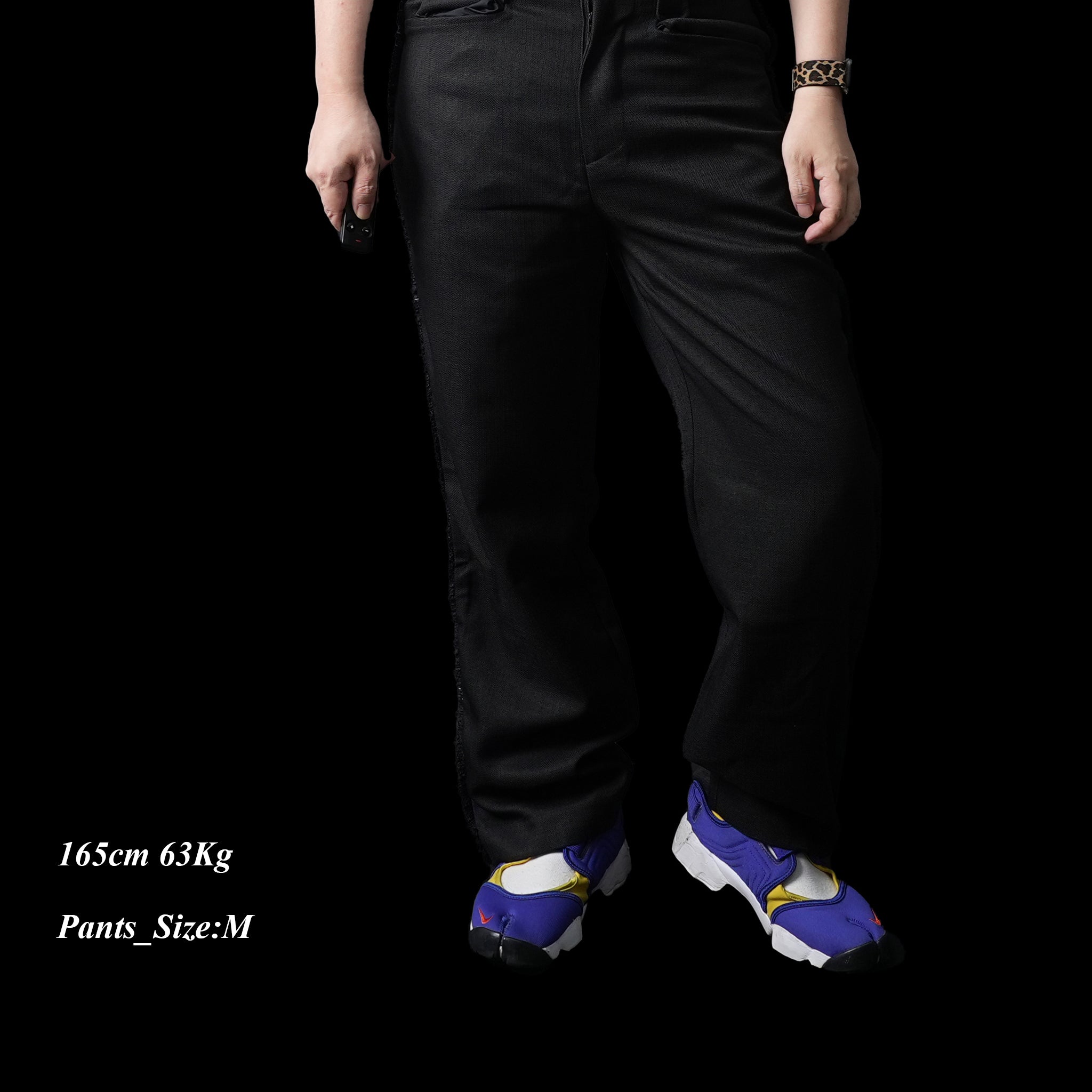No:28SM00TRM022BLK | Name:Cory Fray Trousers | Color:Black【SISTER JANE_シスタージェーン】