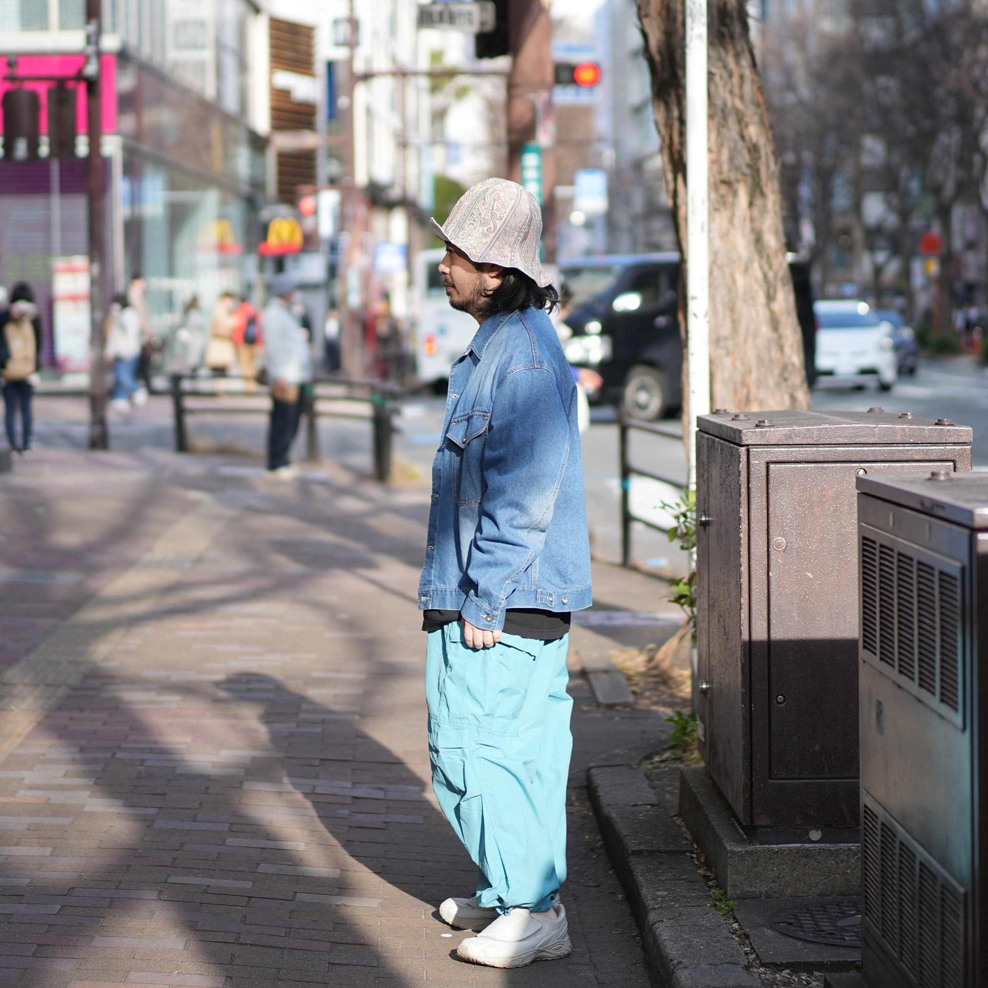 AM-2414005 | 10OZ Denim Jacket | Color:Blue/Charcoal【ARMYTWILL_アーミーツイル】