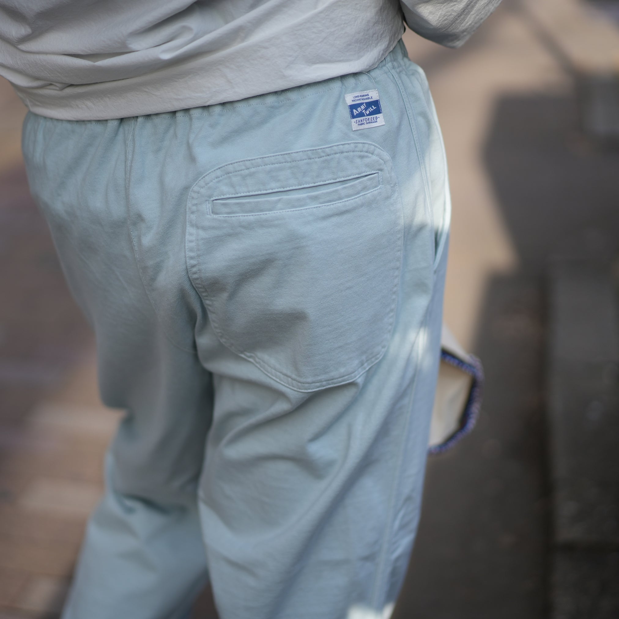 No:AM-2415005 | Name:10/-OE Jersey Pants | Color:Blue/Khaki【ARMYTWILL_アーミーツイル】