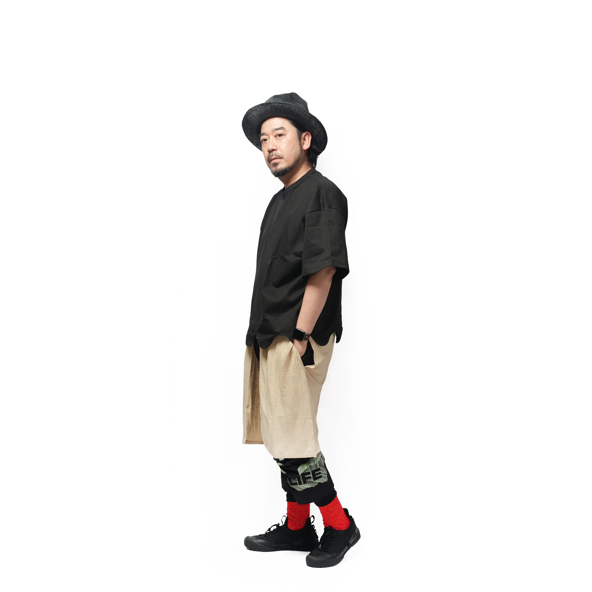 Print Sweat Pants – Black | FU-AH