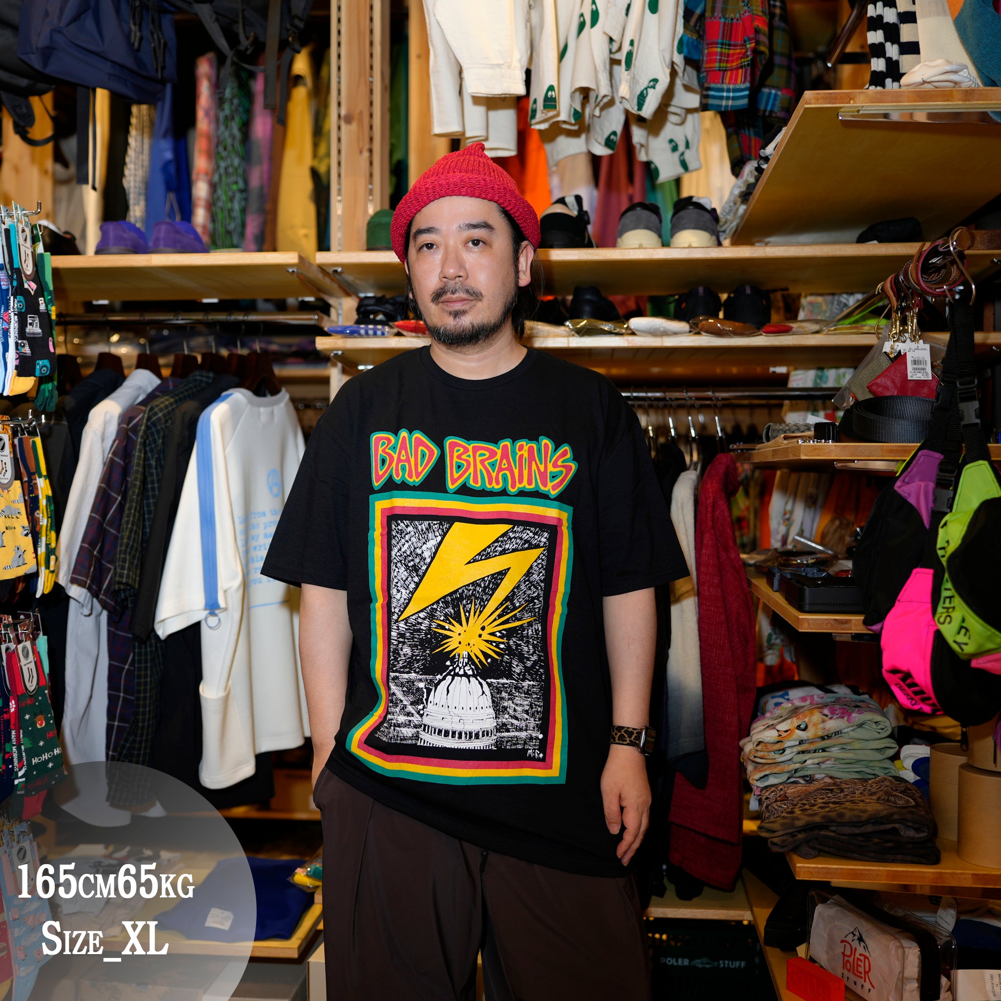 No:BADBTS01MB | Name:BadBrains_Capitol Strike Tee |  Color:Black【ROCK OFF】【ネコポス選択可能】