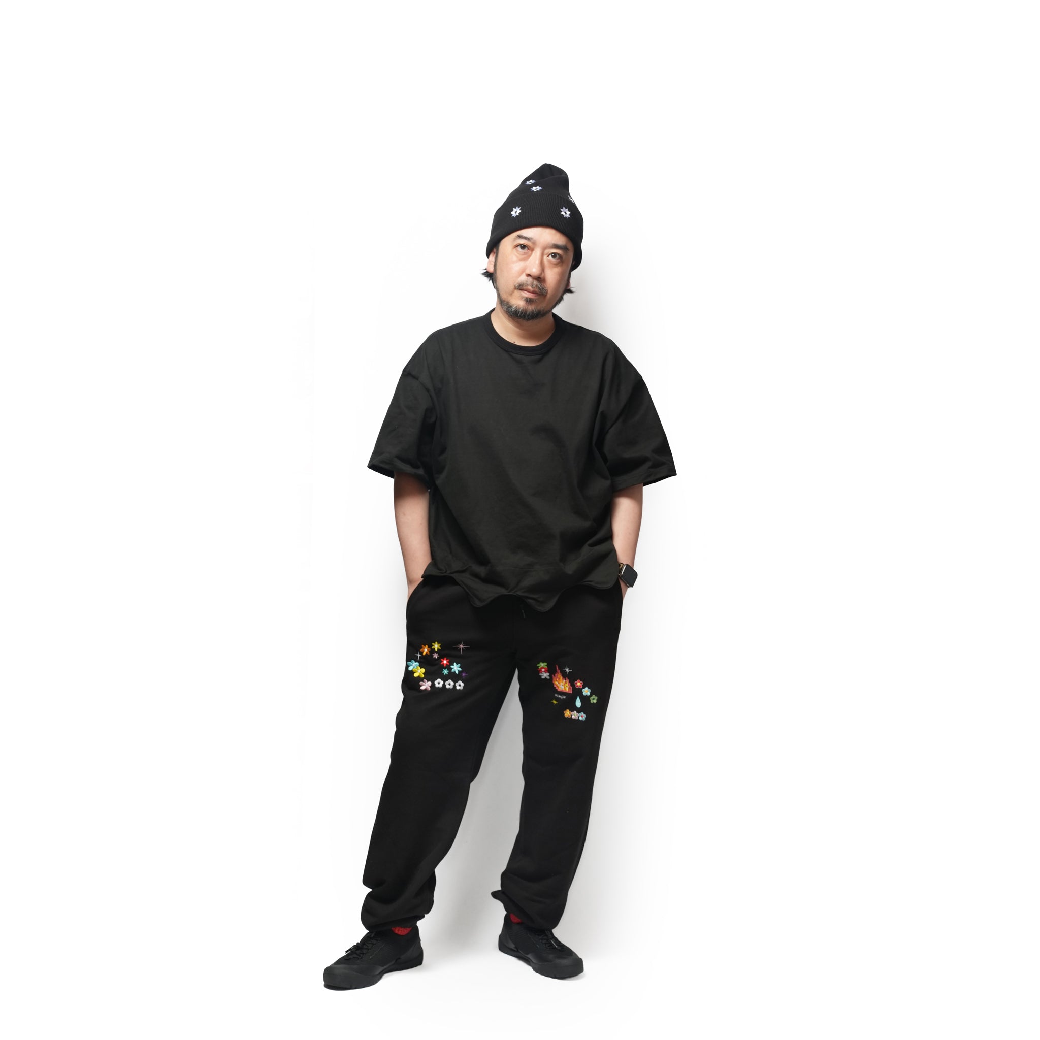 Sample embroidery pants – Black | NICK GEAR | 入荷予定アイテム