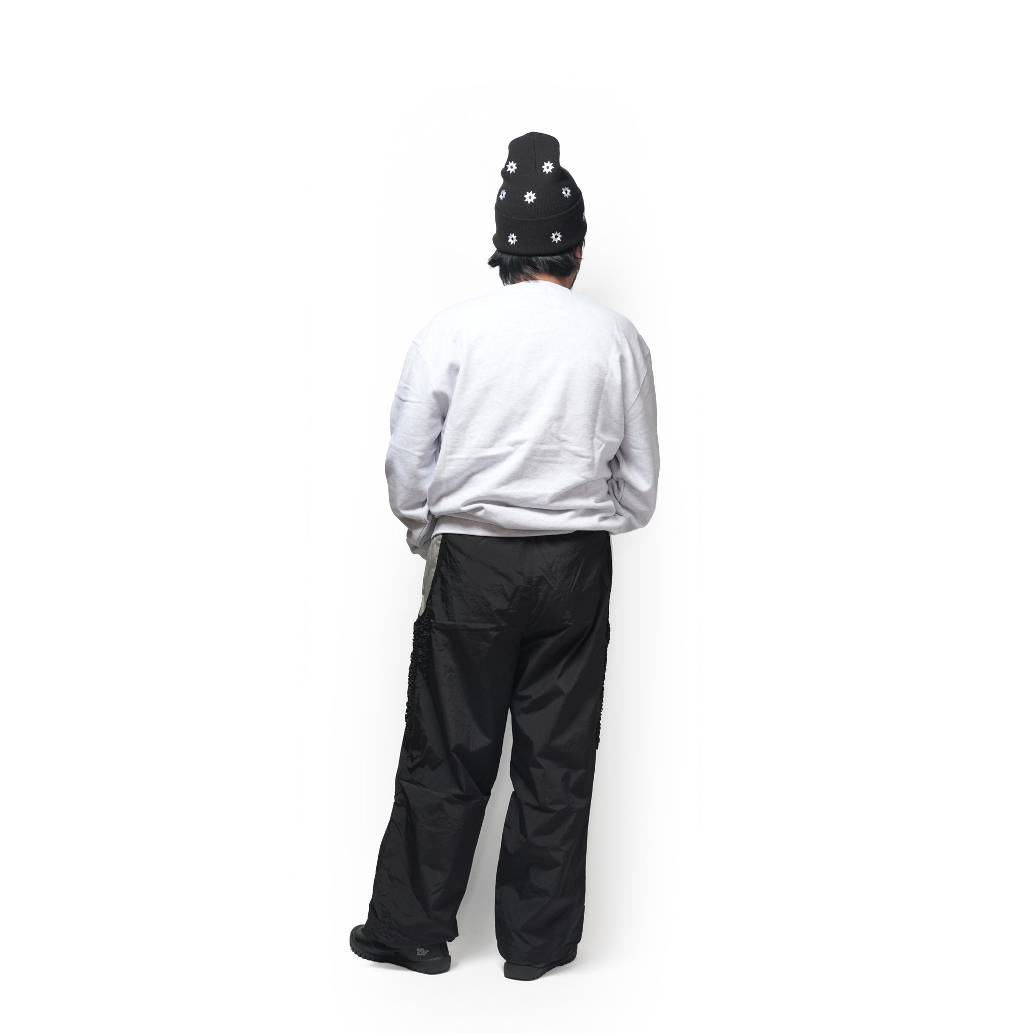 Nylon Ruffle pants – Black | NICK GEAR | 入荷予定アイテム