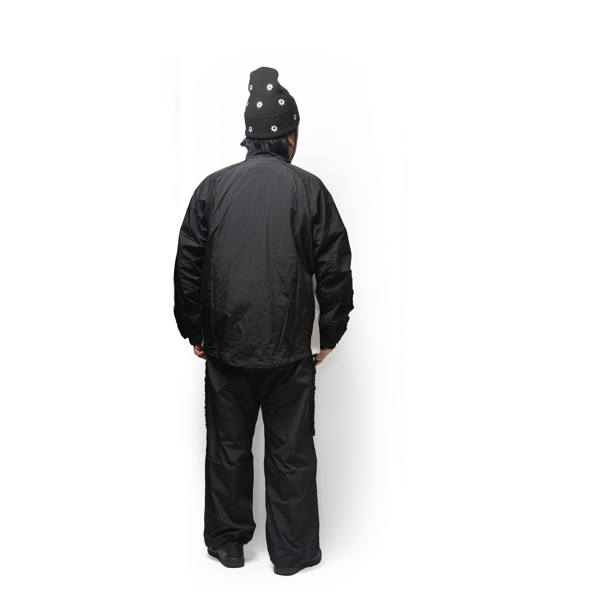 Nylon Ruffle Jacket – Black | NICK GEAR | 入荷予定アイテム