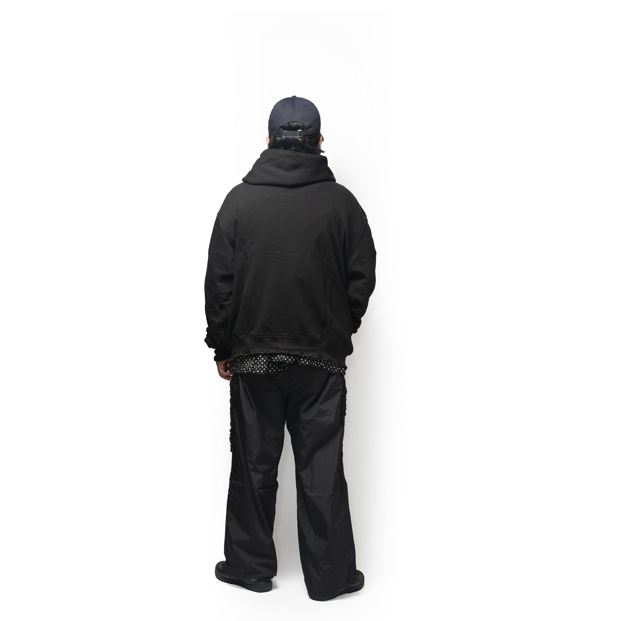 Frill Zip up sweat – Black | NICK GEAR | 入荷予定アイテム