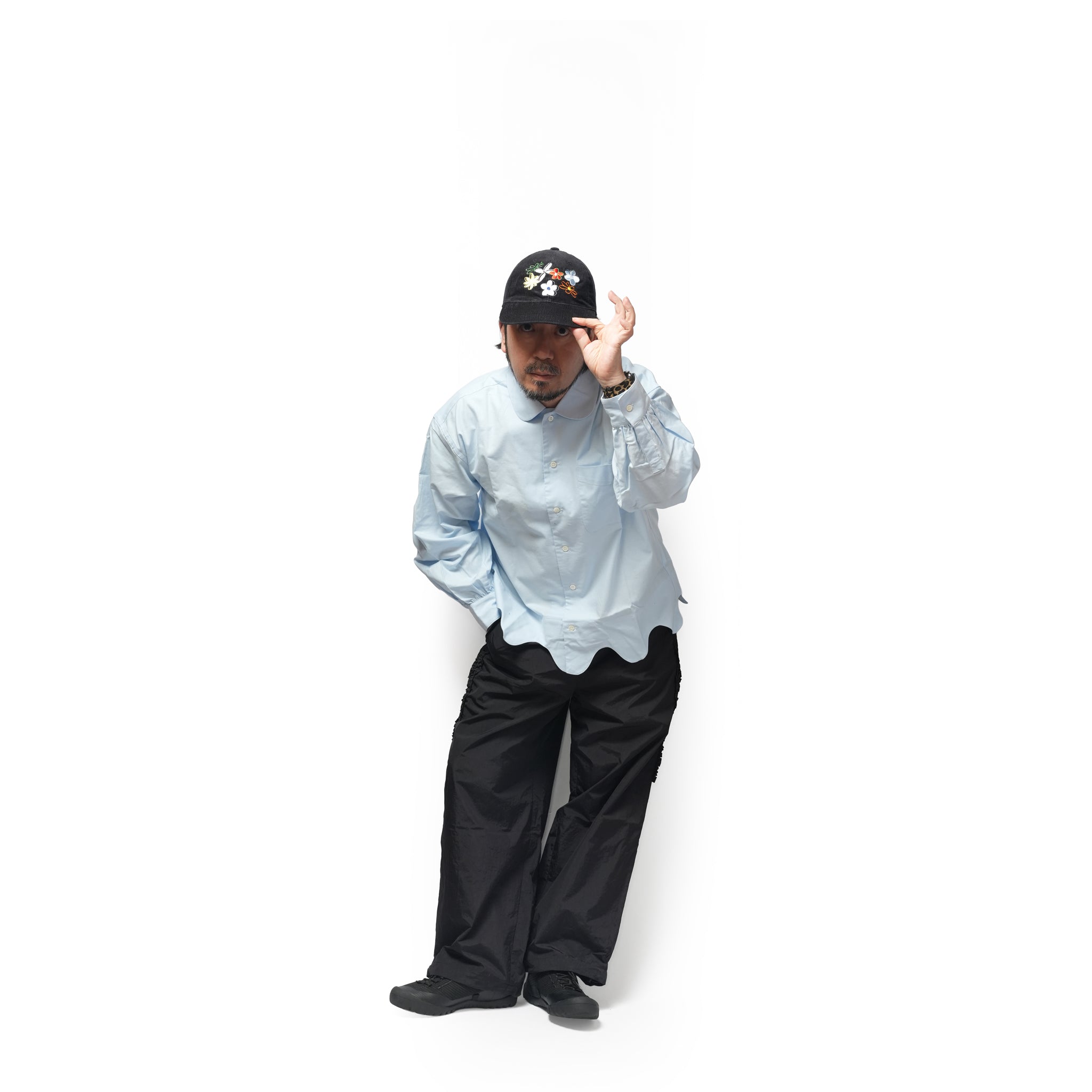 Multi Flower corduroy Cap – Black | NICK GEAR | 入荷予定アイテム