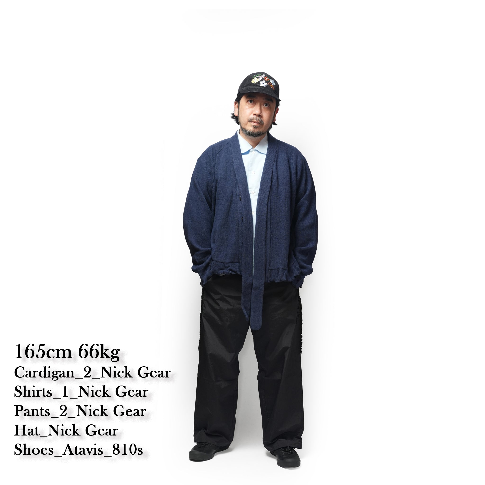 Bow tie cardigan – Navy | NICK GEAR | 入荷予定アイテム