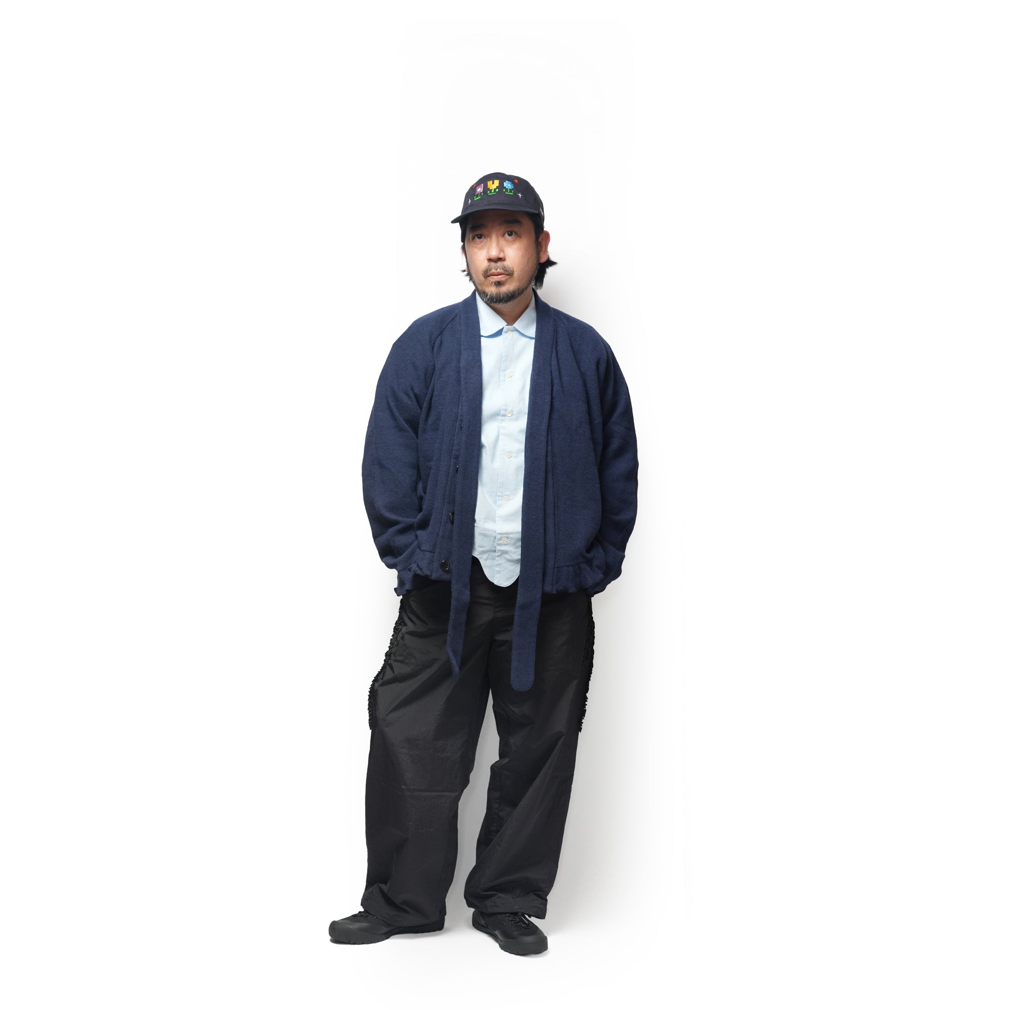 Bow tie cardigan – Navy | NICK GEAR | 入荷予定アイテム