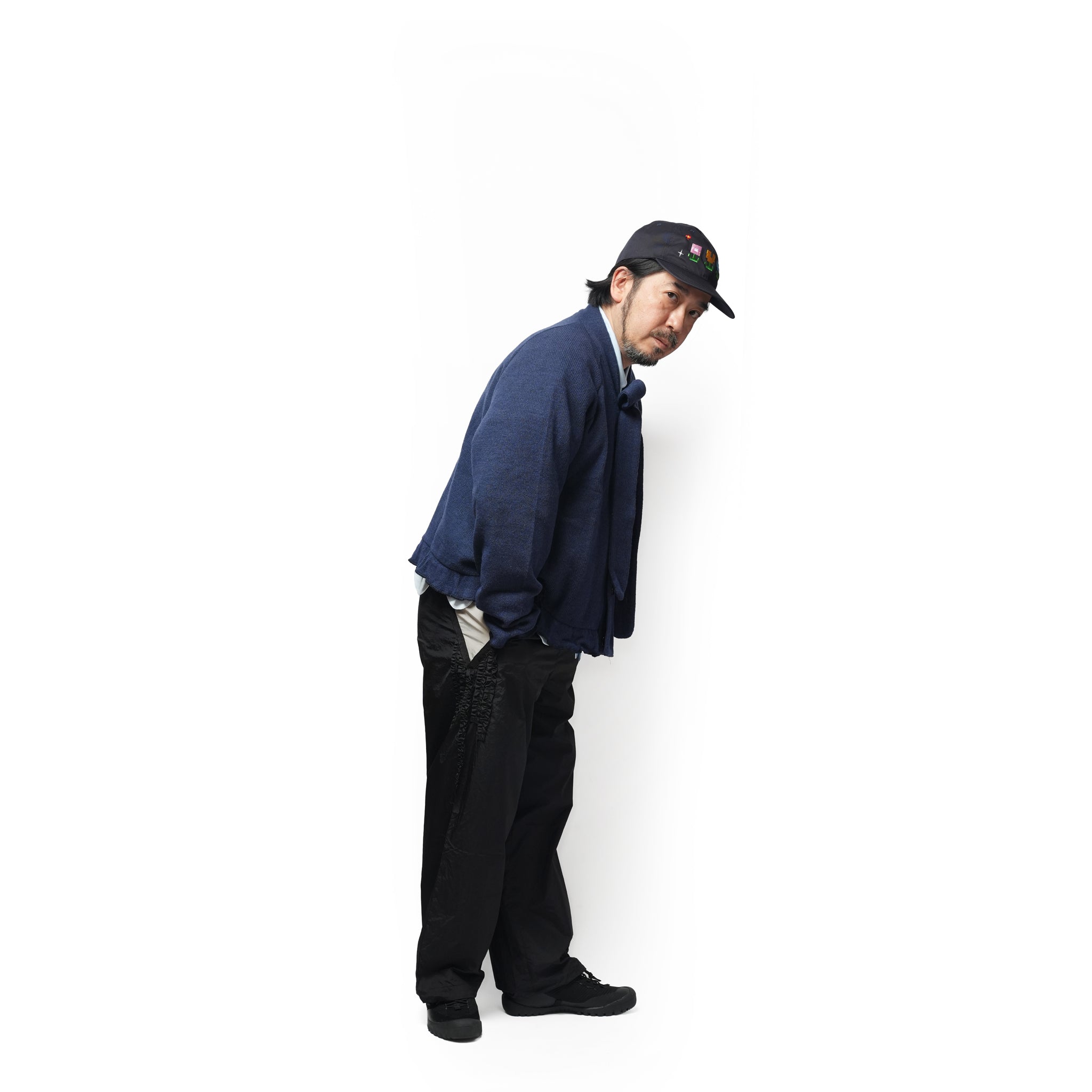 Bow tie cardigan – Navy | NICK GEAR | 入荷予定アイテム