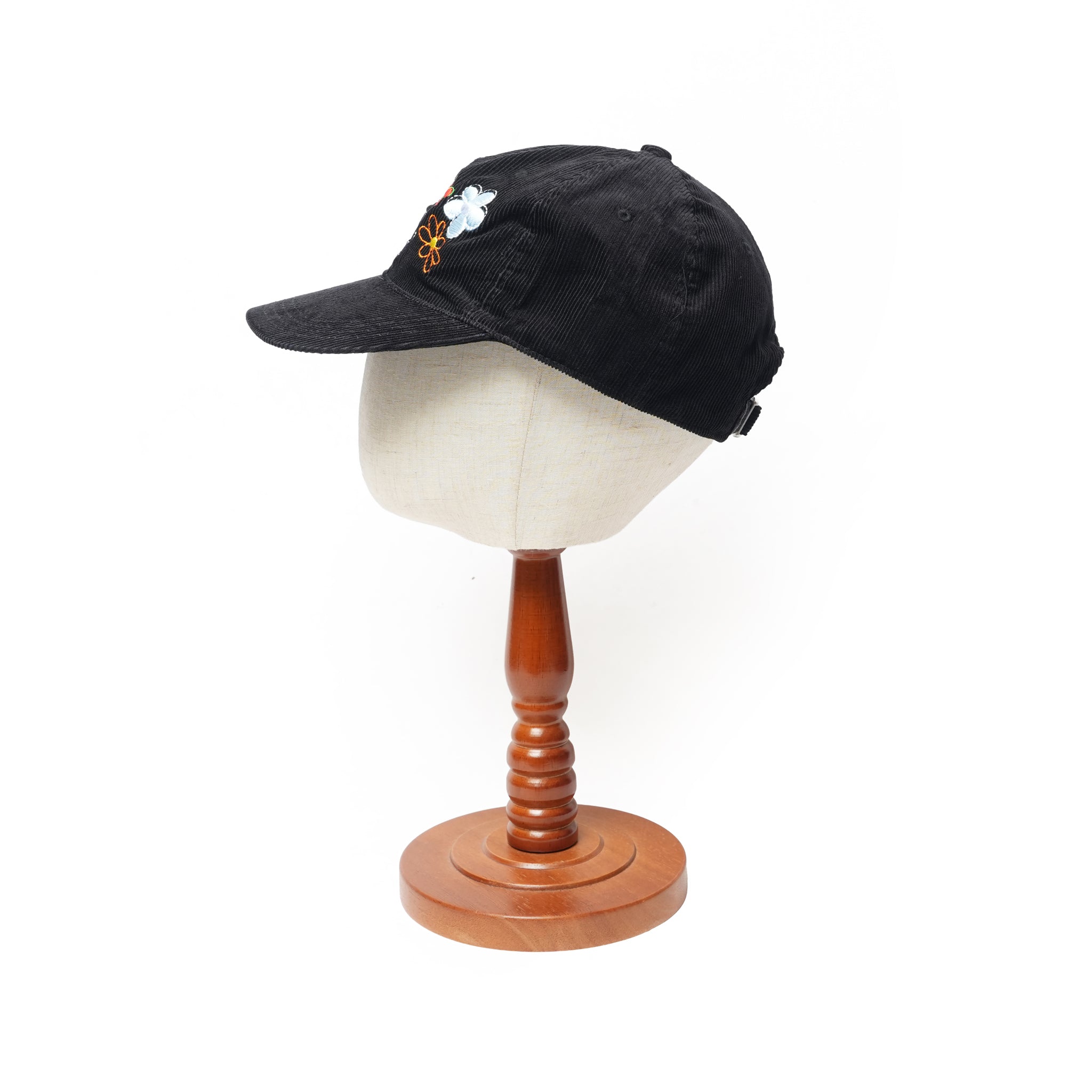 Multi Flower corduroy Cap – Black | NICK GEAR | 入荷予定アイテム