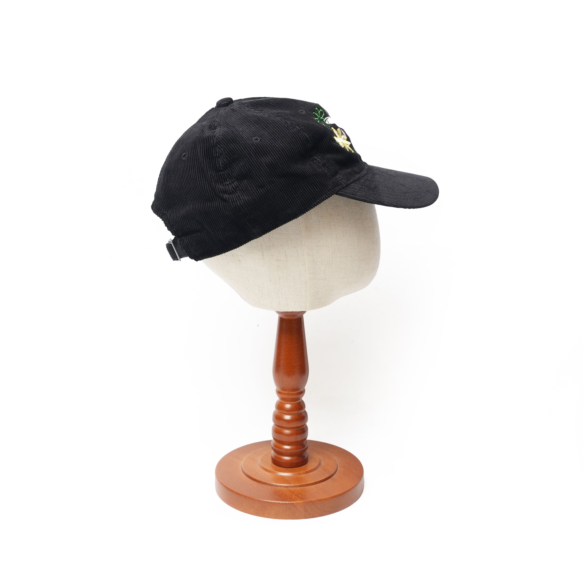 Multi Flower corduroy Cap – Black | NICK GEAR | 入荷予定アイテム