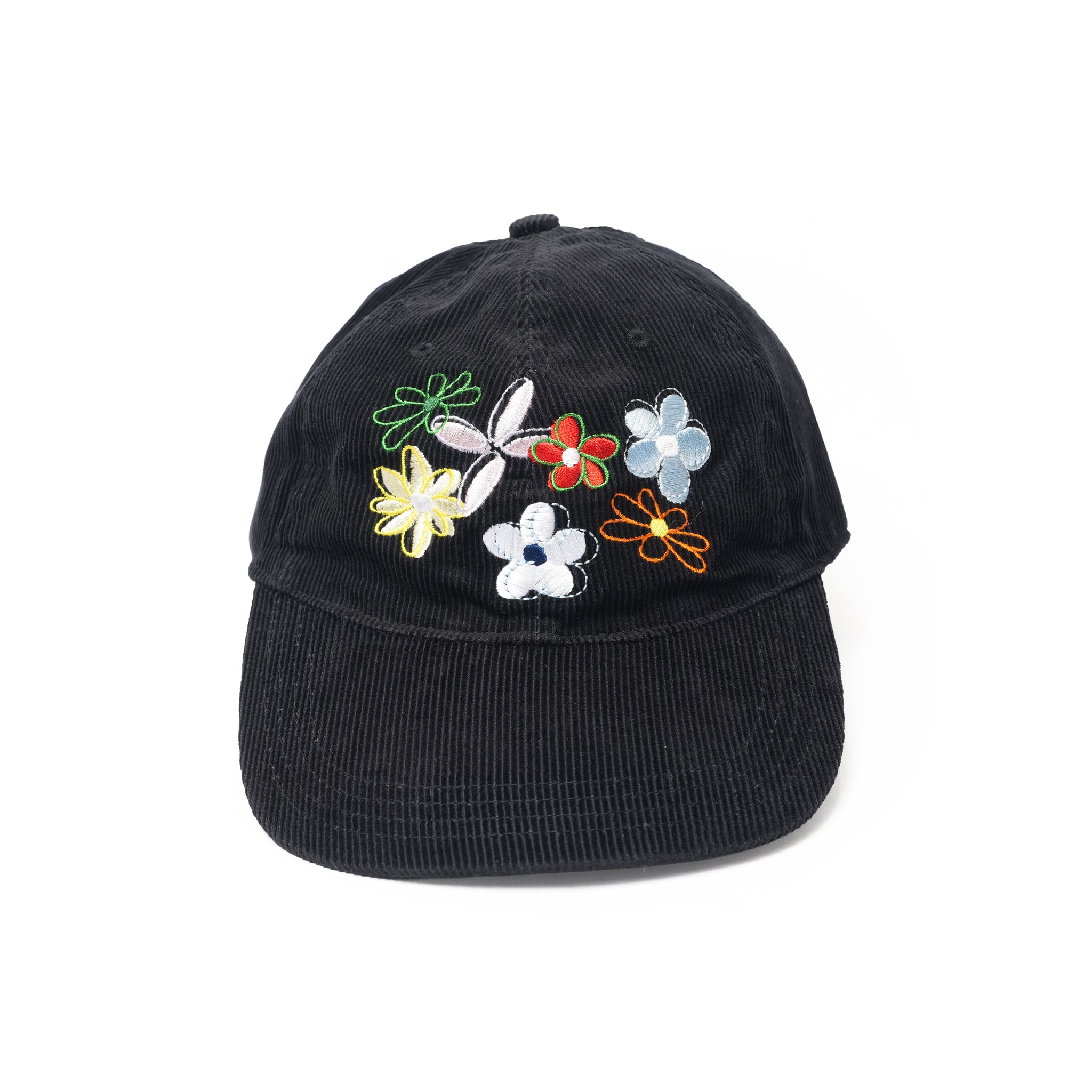 Multi Flower corduroy Cap – Black | NICK GEAR | 入荷予定アイテム