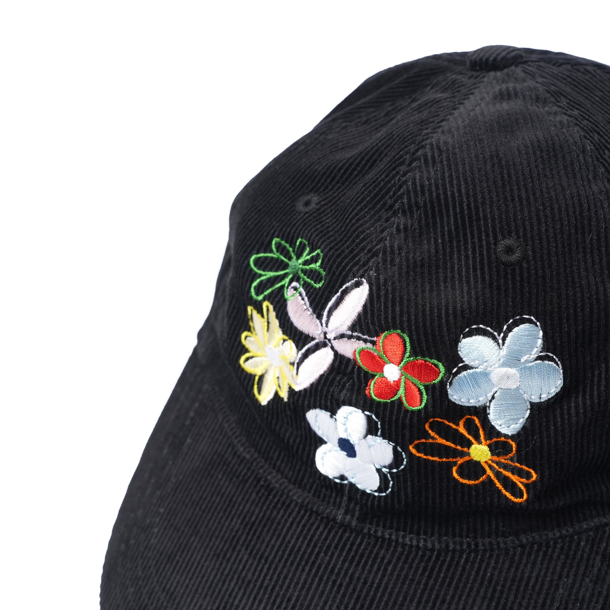 Multi Flower corduroy Cap – Black | NICK GEAR | 入荷予定アイテム
