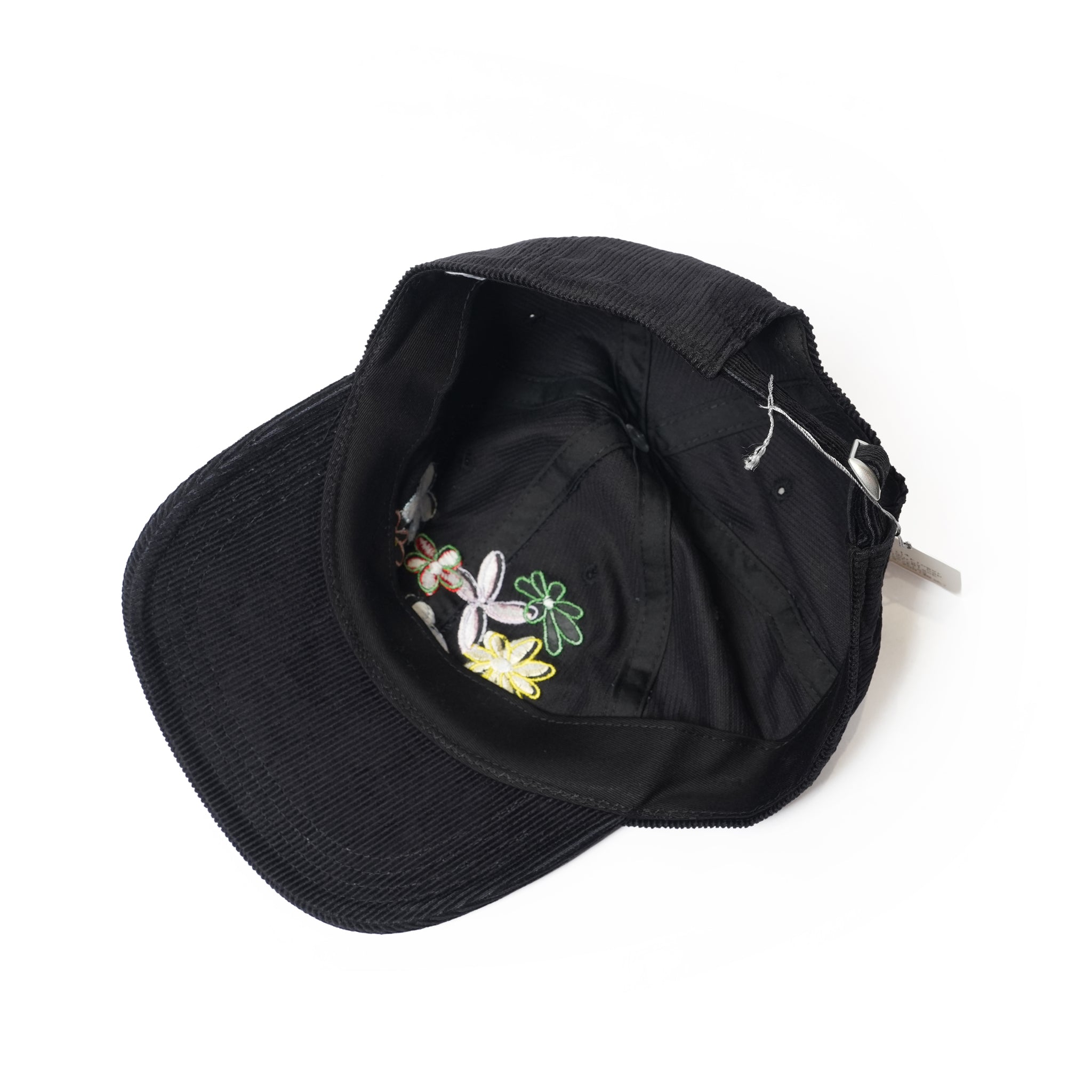 Multi Flower corduroy Cap – Black | NICK GEAR | 入荷予定アイテム