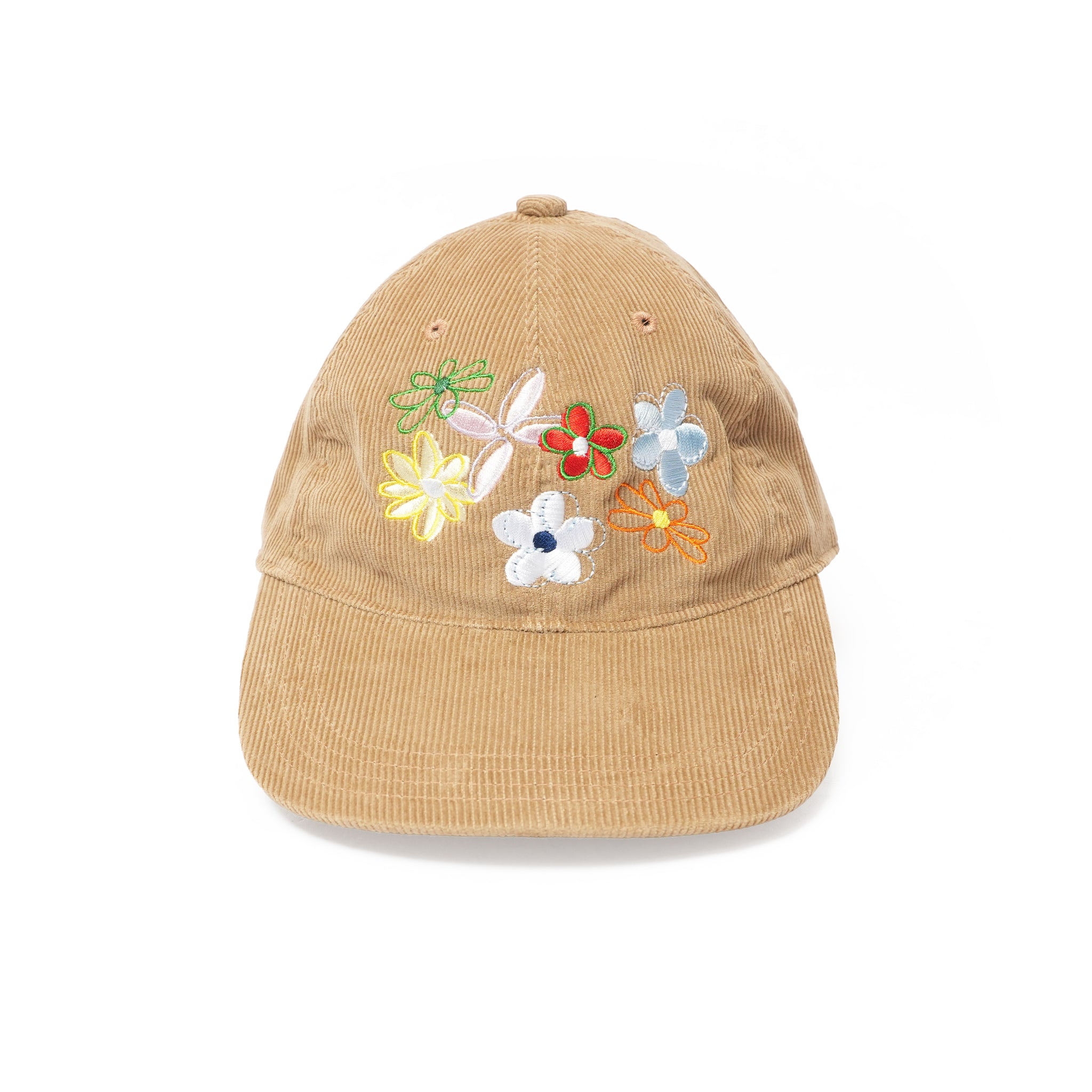 Multi Flower corduroy Cap – Brown | NICK GEAR | 入荷予定アイテム