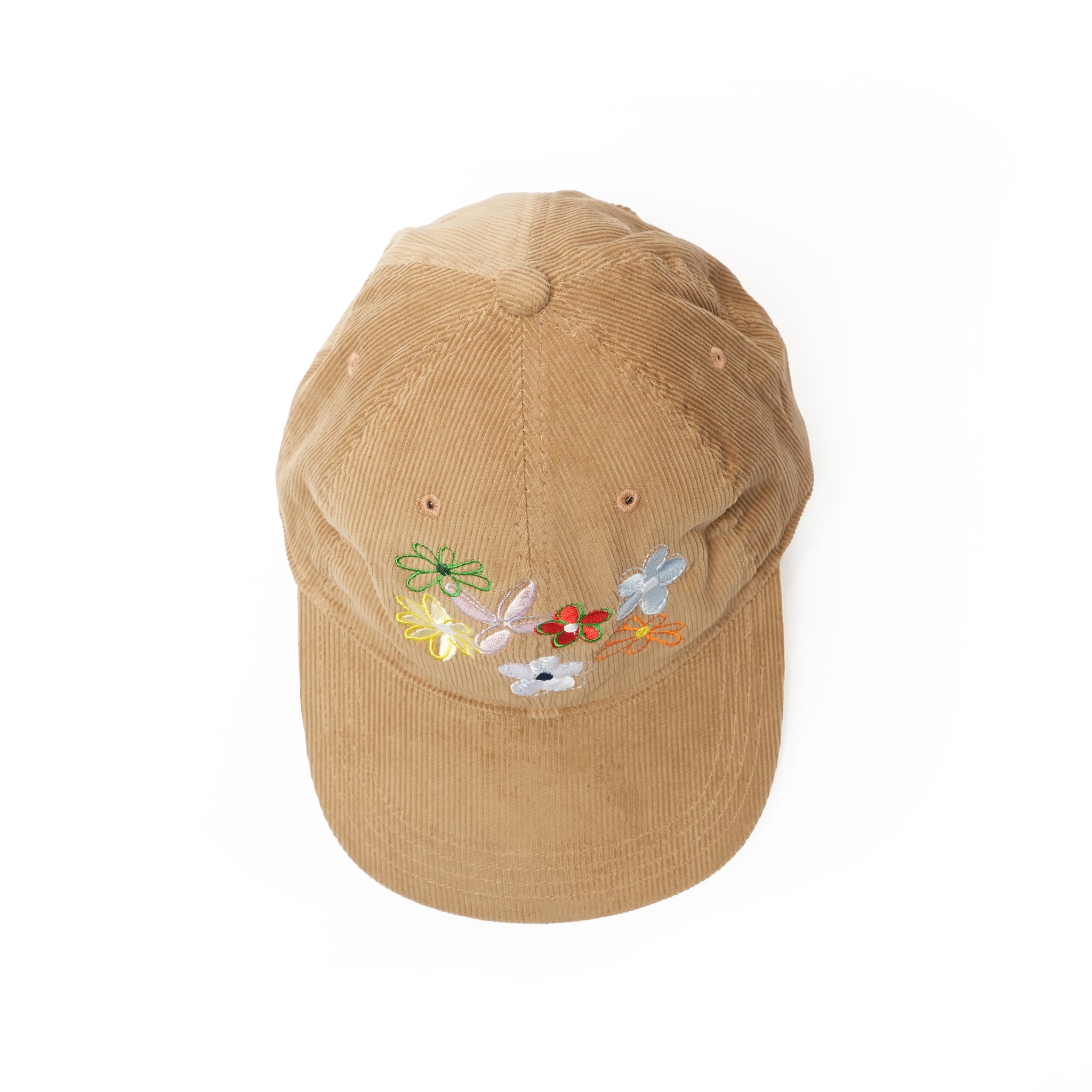Multi Flower corduroy Cap – Brown | NICK GEAR | 入荷予定アイテム