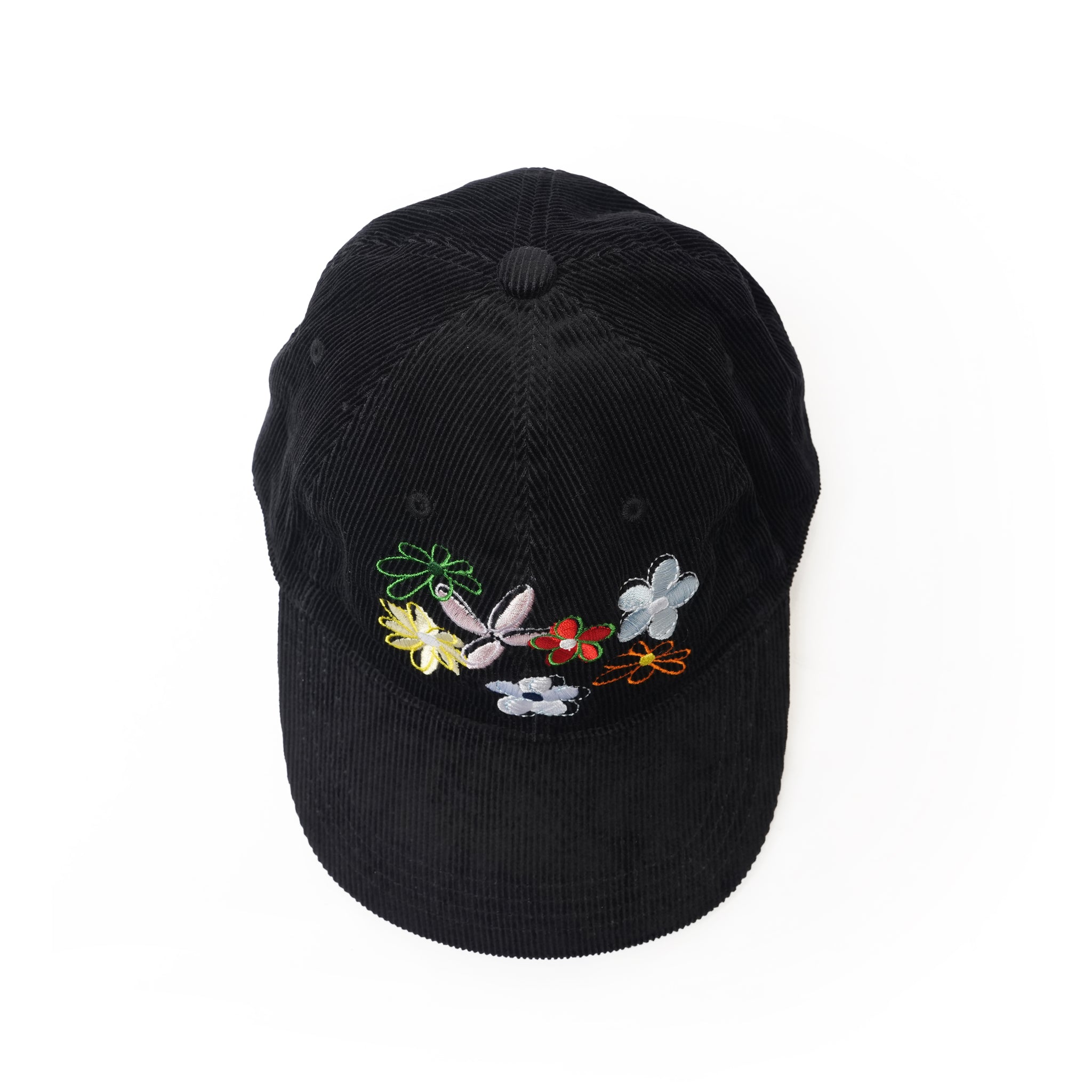 Multi Flower corduroy Cap – Black | NICK GEAR | 入荷予定アイテム