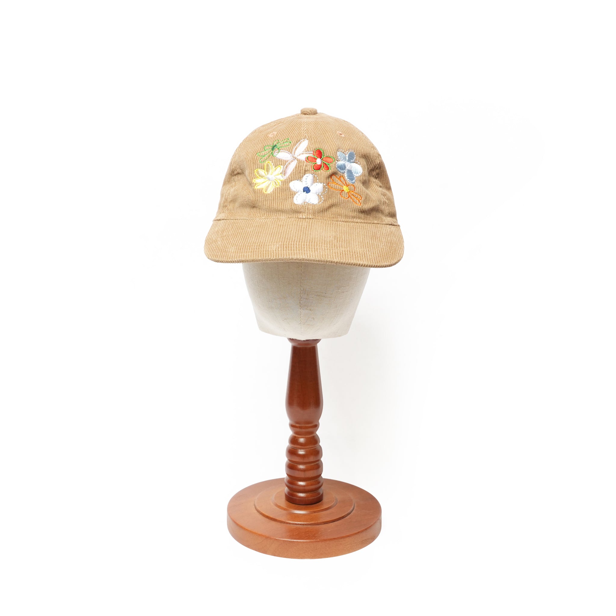 Multi Flower corduroy Cap – Brown | NICK GEAR | 入荷予定アイテム