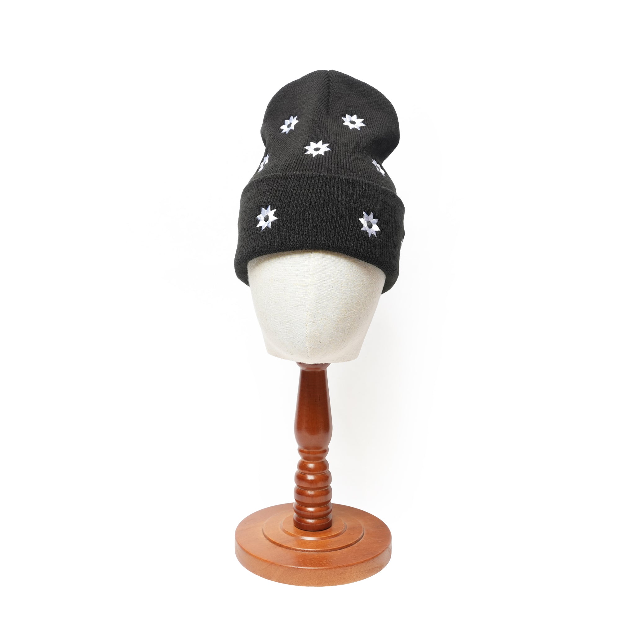 Flower Basic beanie – Black | NICK GEAR | 入荷予定アイテム