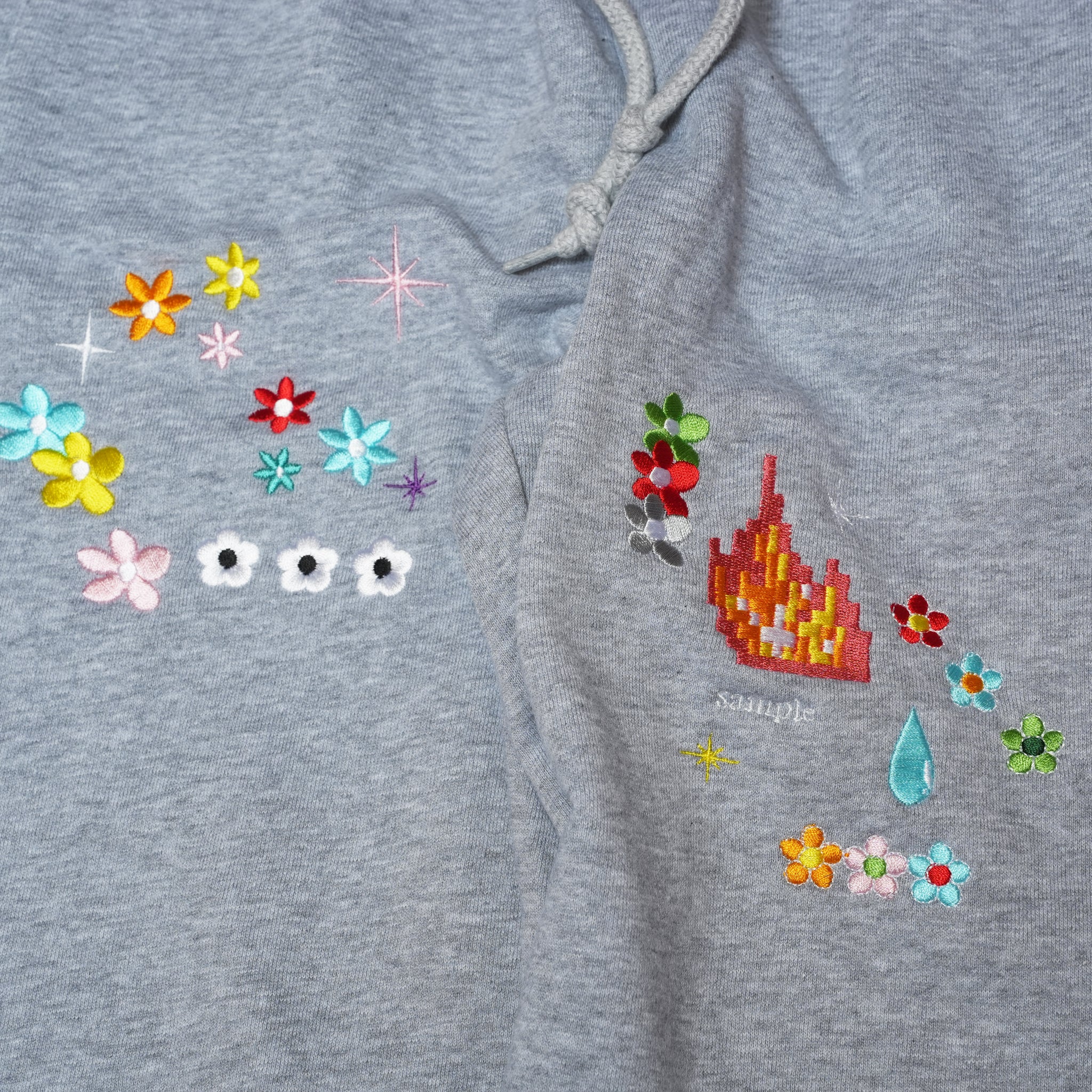 Sample embroidery pants – Gray | NICK GEAR | 入荷予定アイテム