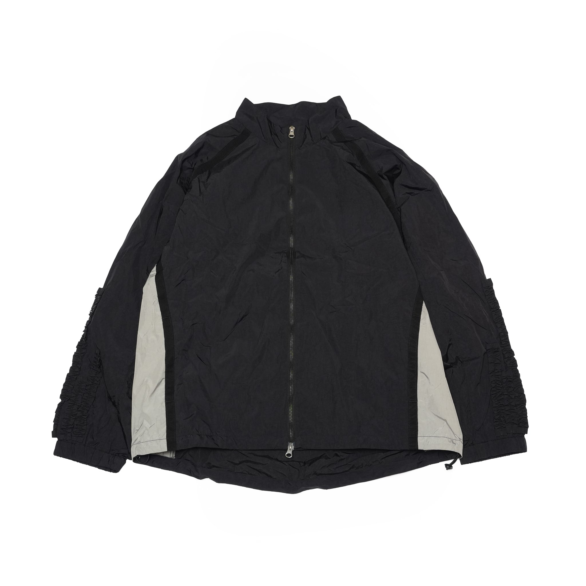 Nylon Ruffle Jacket – Black | NICK GEAR | 入荷予定アイテム
