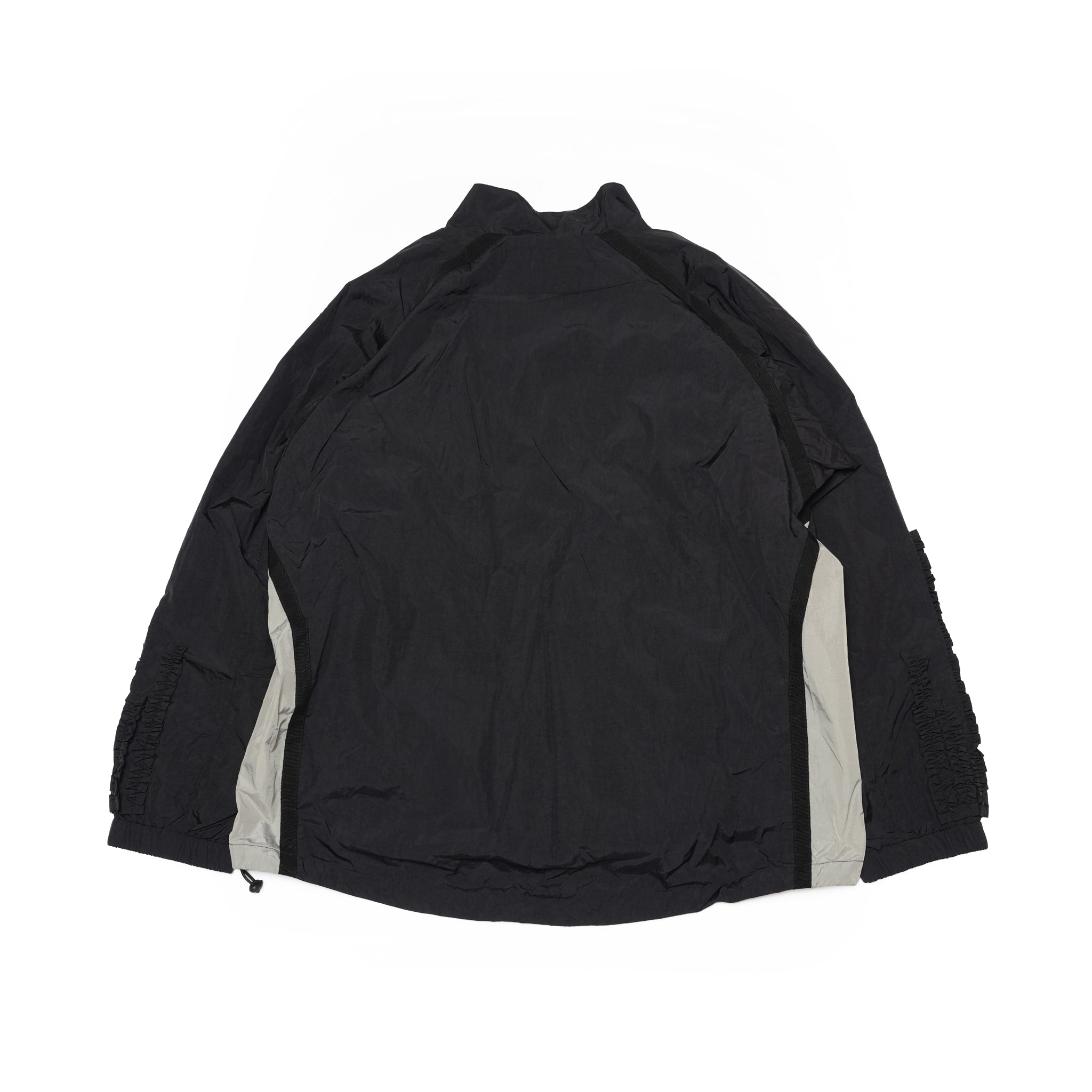 Nylon Ruffle Jacket – Black | NICK GEAR | 入荷予定アイテム