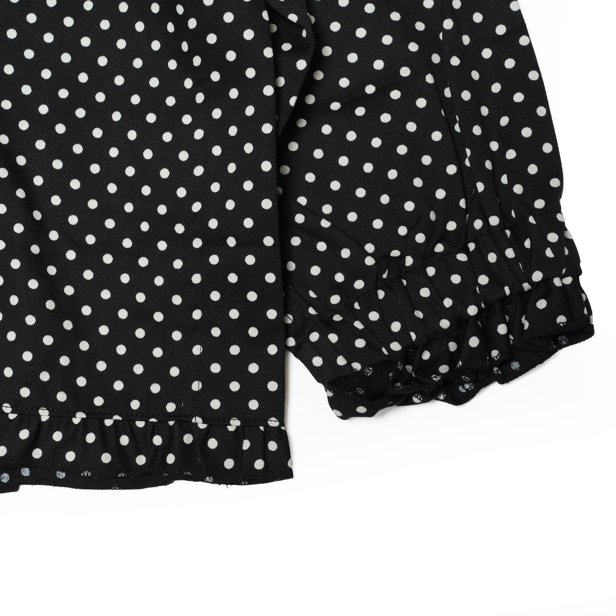 Dot Gather shirt – Black | NICK GEAR | 入荷予定アイテム