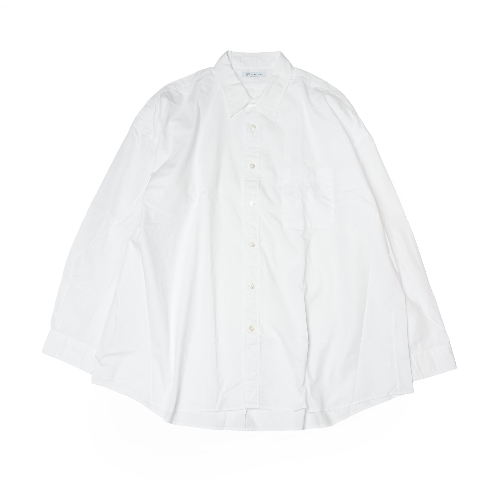 REGULAR WIDE SHIRT-BROAD – White | CATTA
