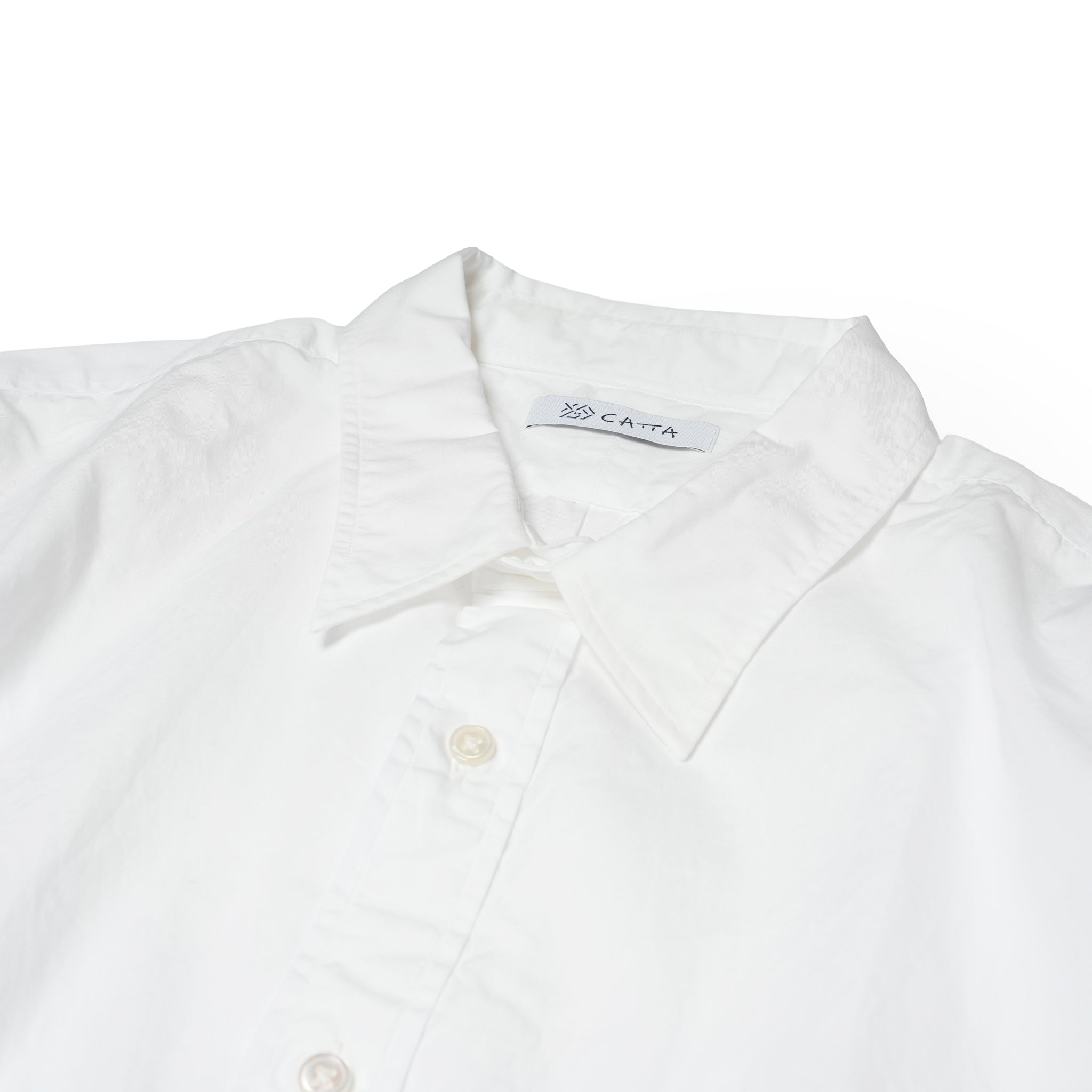 REGULAR WIDE SHIRT-BROAD – White | CATTA