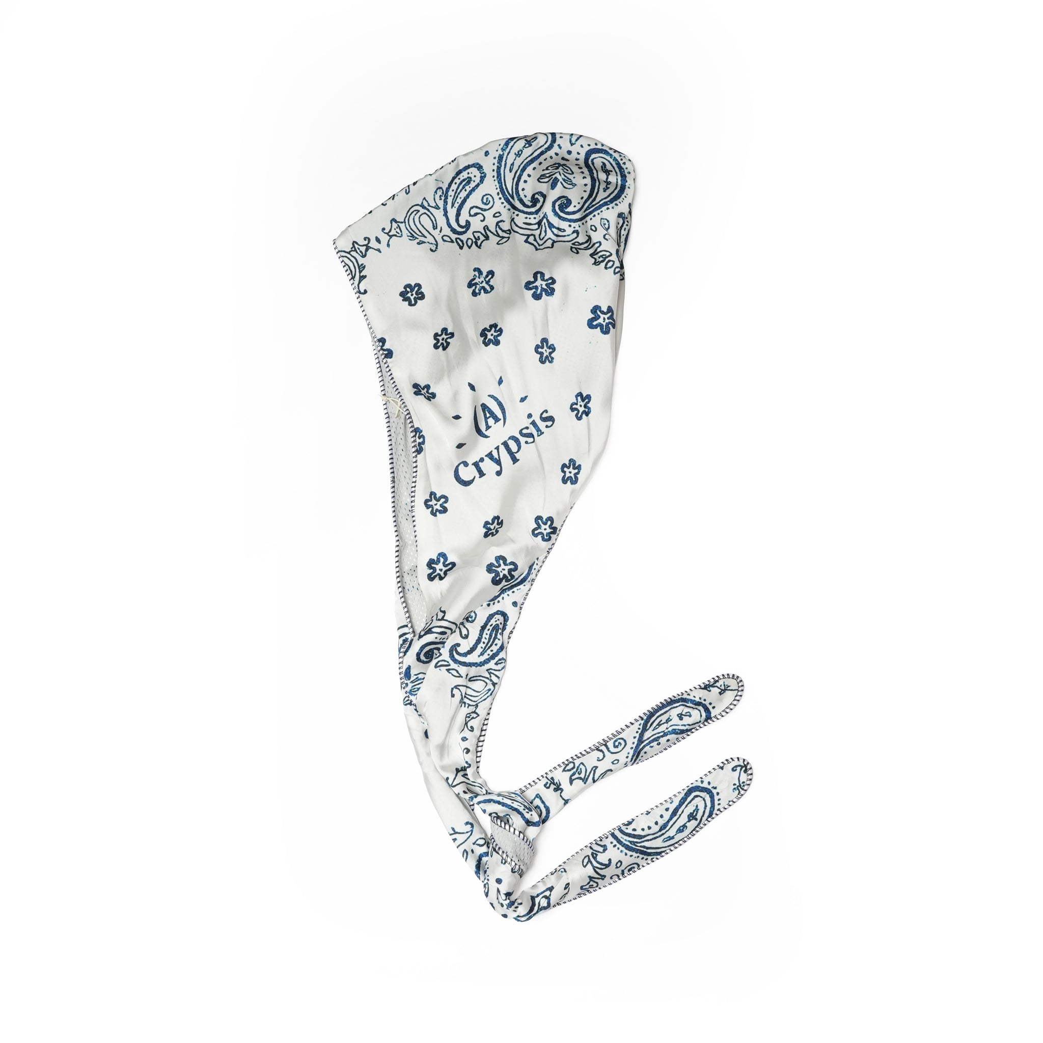 (A)crypsis® Amoeba Paisley Hooded Scarf - White