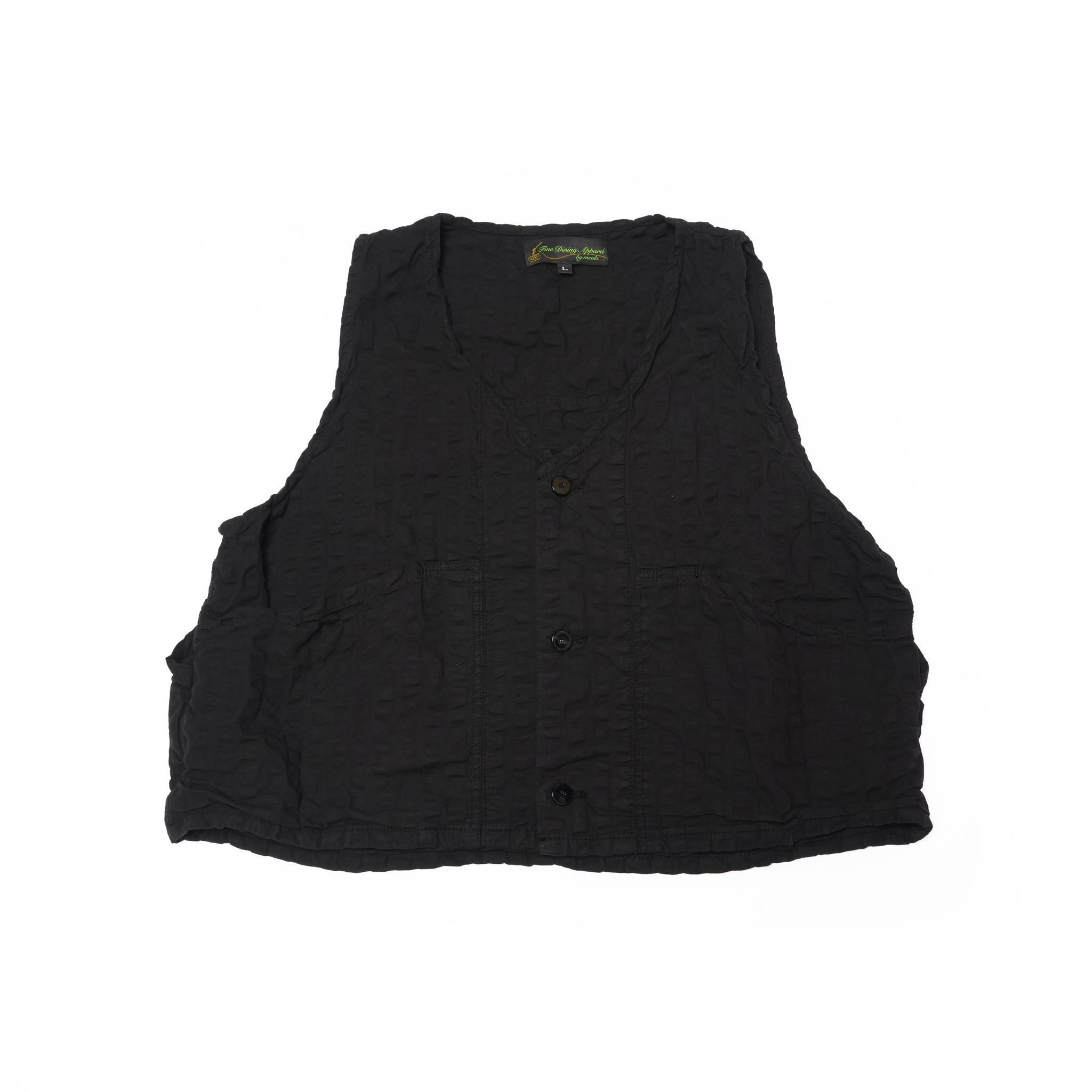 F.D.A. Seersucker Shirt Vest | Meals Clothing