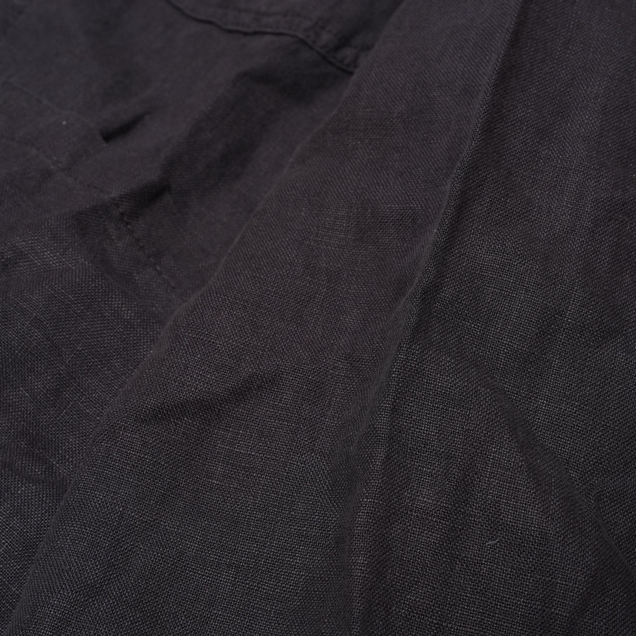 F.D.A. Black Sesame Linen Dinner Jacket | Meals Clothing