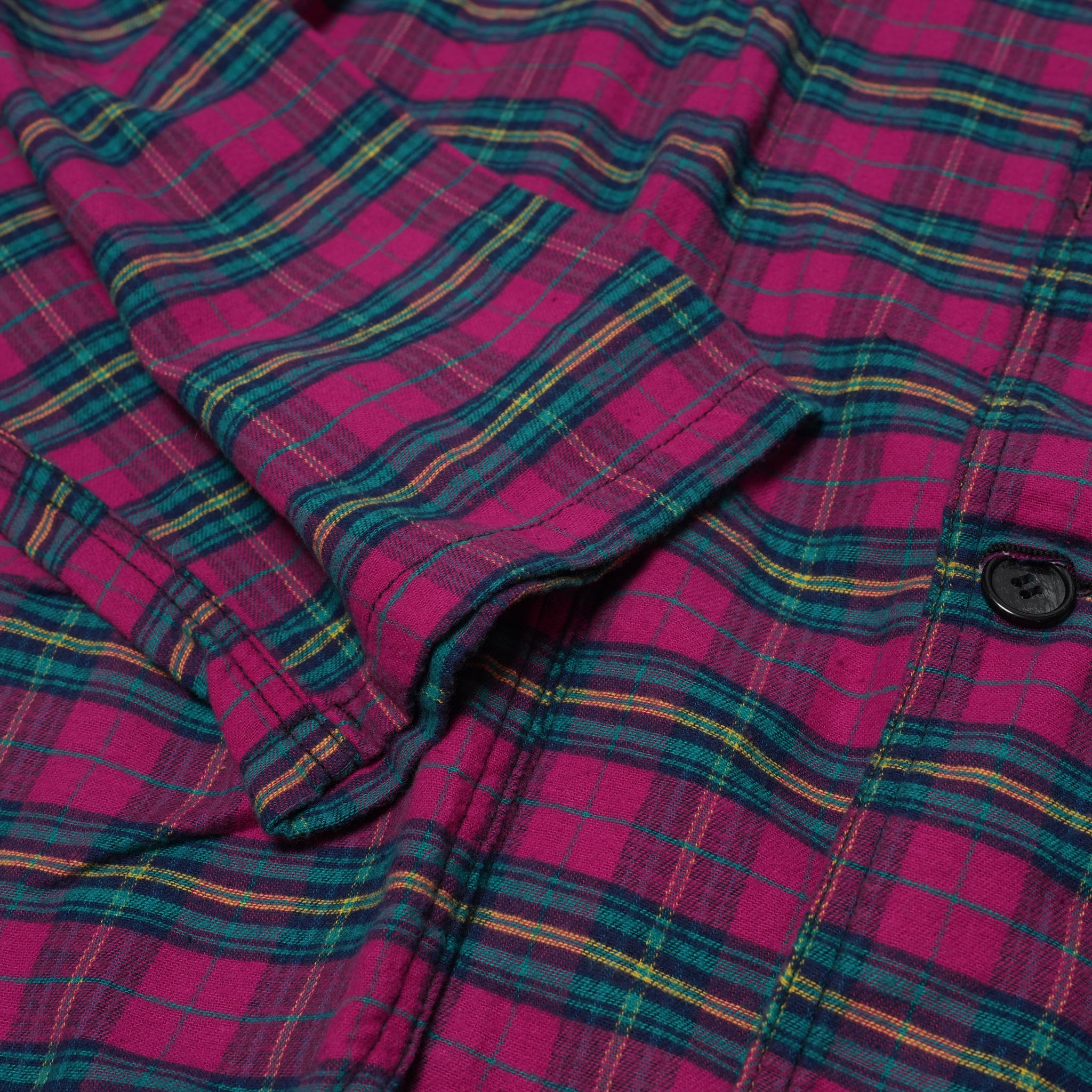 Raspberry Flannel Dinner Jacket | Meals Clothing