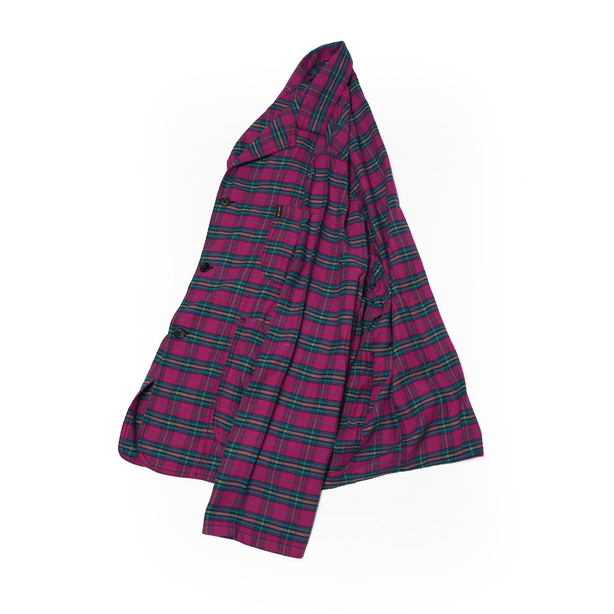 Raspberry Flannel Dinner Jacket | Meals Clothing