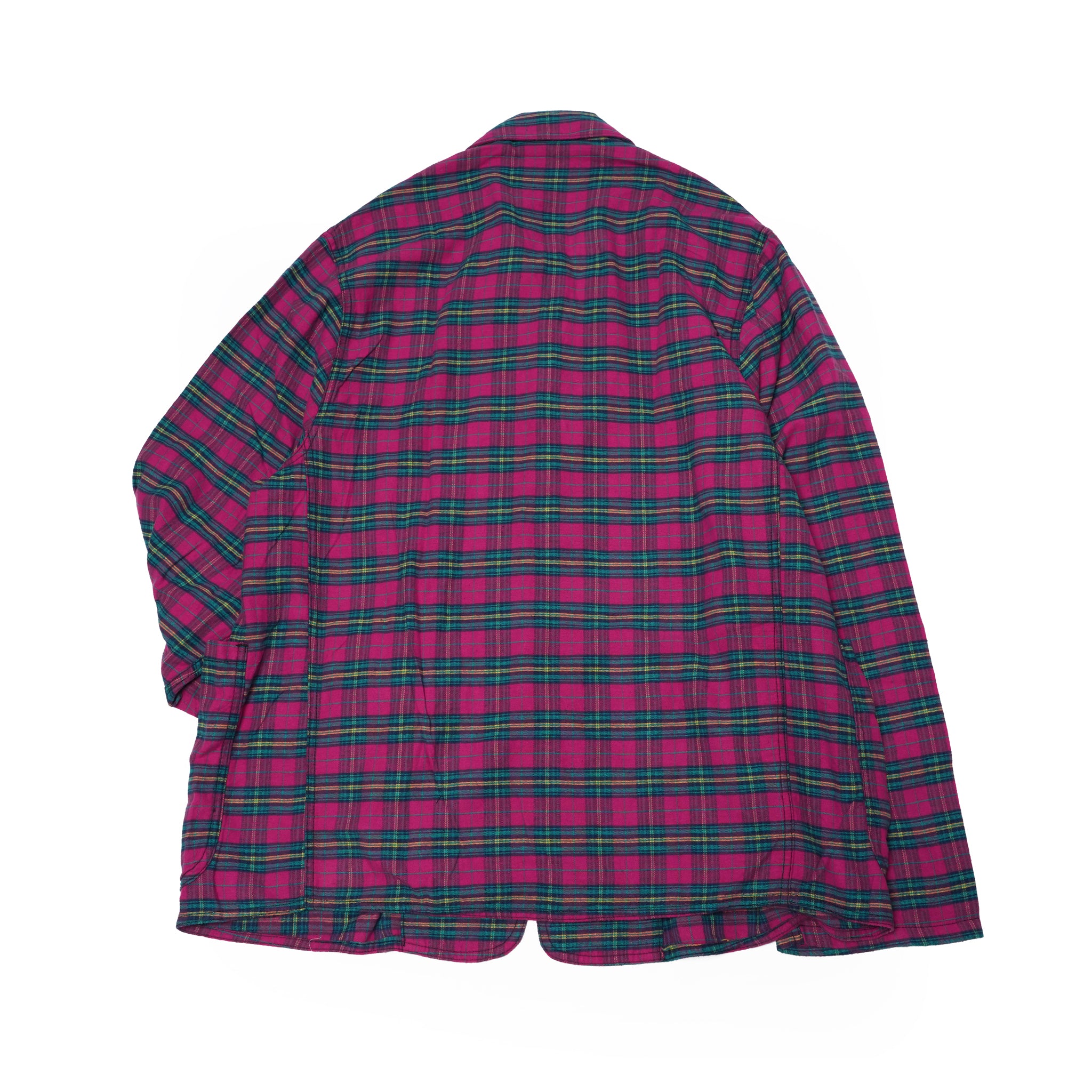 Raspberry Flannel Dinner Jacket | Meals Clothing