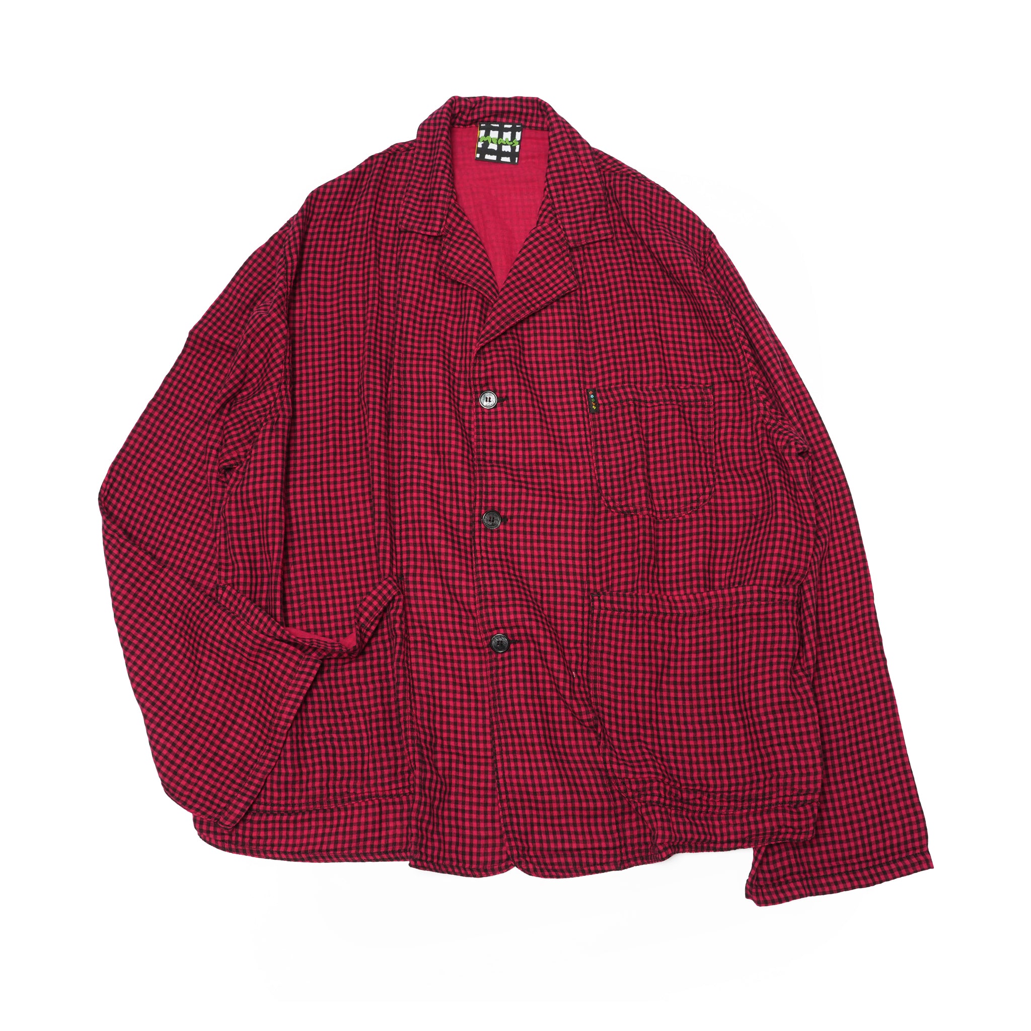 Strawberry Plaid Dinner Jacket | Meals Clothing