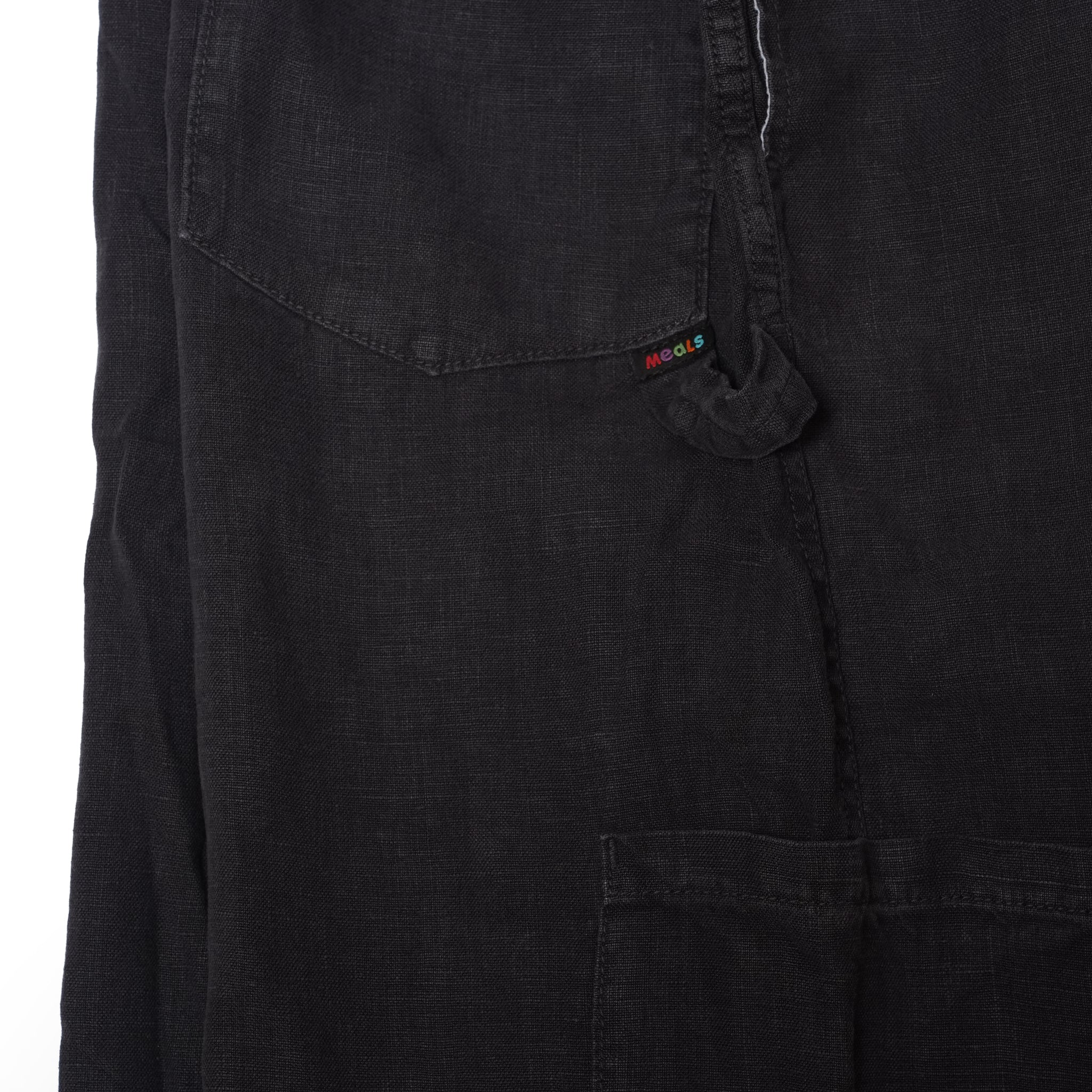 F.D.A. Black Sesame Linen Chef Pant | Meals Clothing