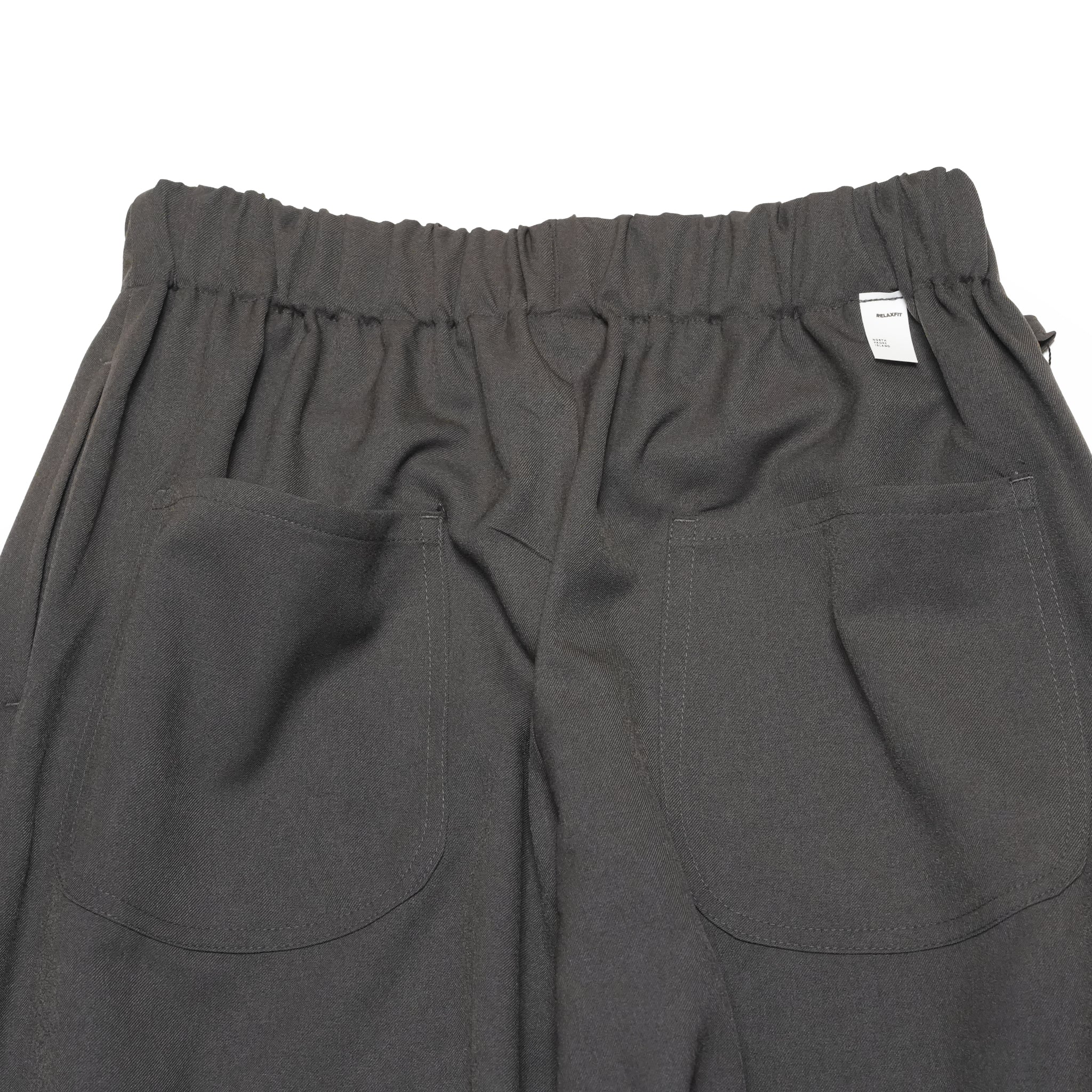 RELAX FIT №11 NPID polyester suitsfabric Beachslacks 🏝️ Color:Charcoalgray【RELAX FIT_リラックスフィット】